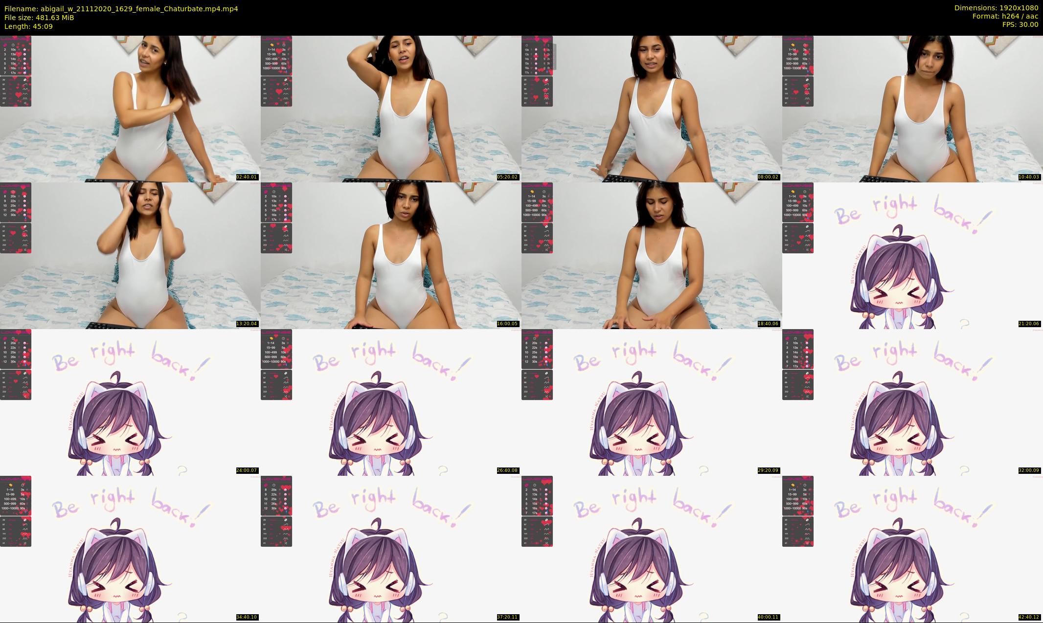 abigail_w — 46 minute Chaturbate female cam show recording, 1080p, Nov 21, 2020