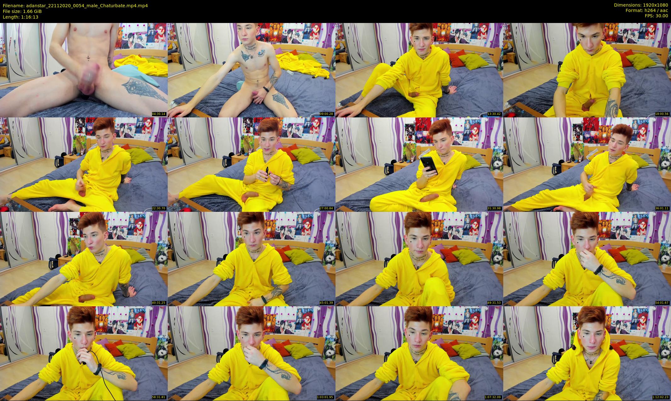 adanstar — 77 minute Chaturbate male cam show recording, 1080p, Nov 22, 2020