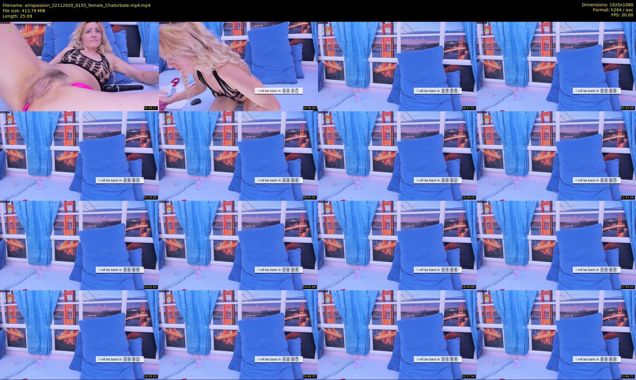 airispassion — 26 minute Chaturbate female cam show recording, 1080p, Nov 22, 2020
