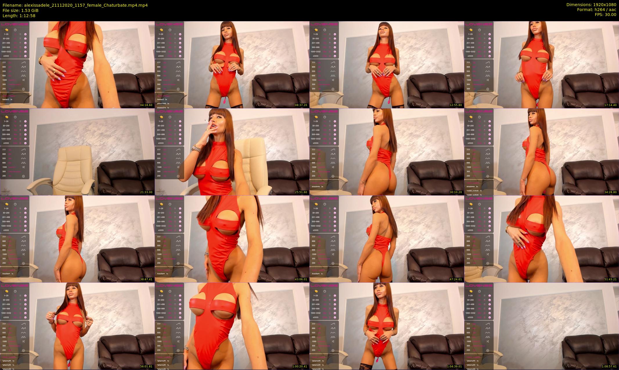 alexissadele — 73 minute Chaturbate female cam show recording, 1080p, Nov 21, 2020