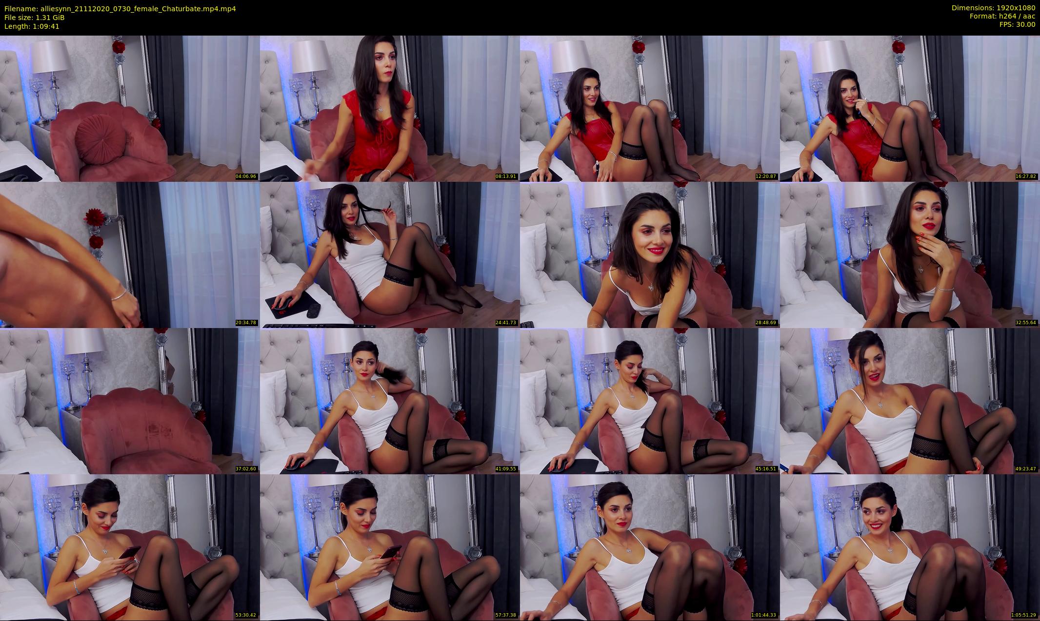 alliesynn — 70 minute Chaturbate female cam show recording, 1080p, Nov 21, 2020