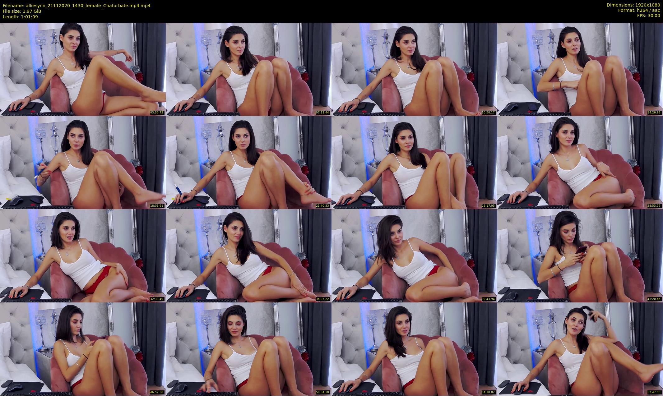 alliesynn — 62 minute Chaturbate female cam show recording, 1080p, Nov 21, 2020