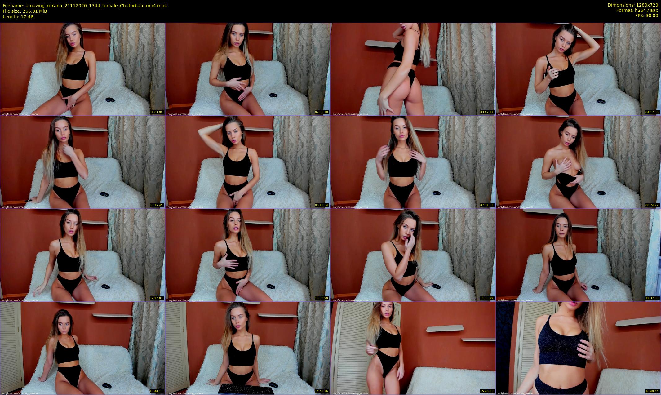 amazing_roxana — 18 minute Chaturbate female cam show recording, 720p, Nov 21, 2020