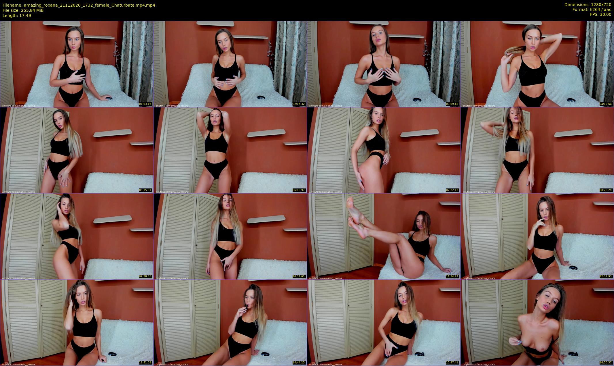 amazing_roxana — 18 minute Chaturbate female cam show recording, 720p, Nov 21, 2020