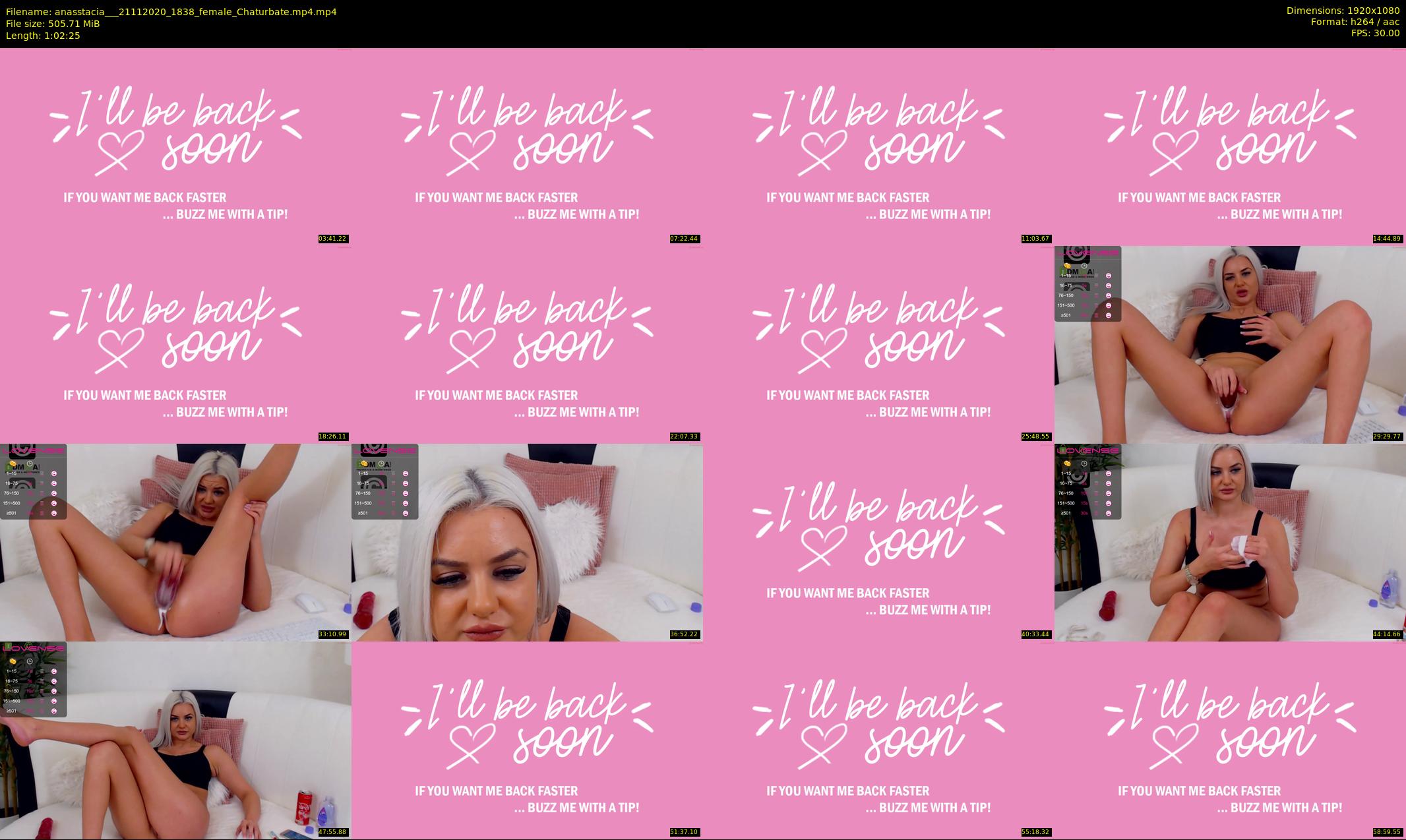 anasstacia__ — 63 minute Chaturbate female cam show recording, 1080p, Nov 21, 2020