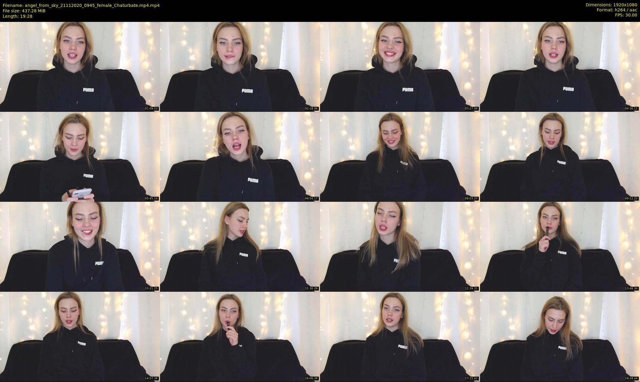 angel_from_sky — 20 minute Chaturbate female cam show recording, 1080p, Nov 21, 2020