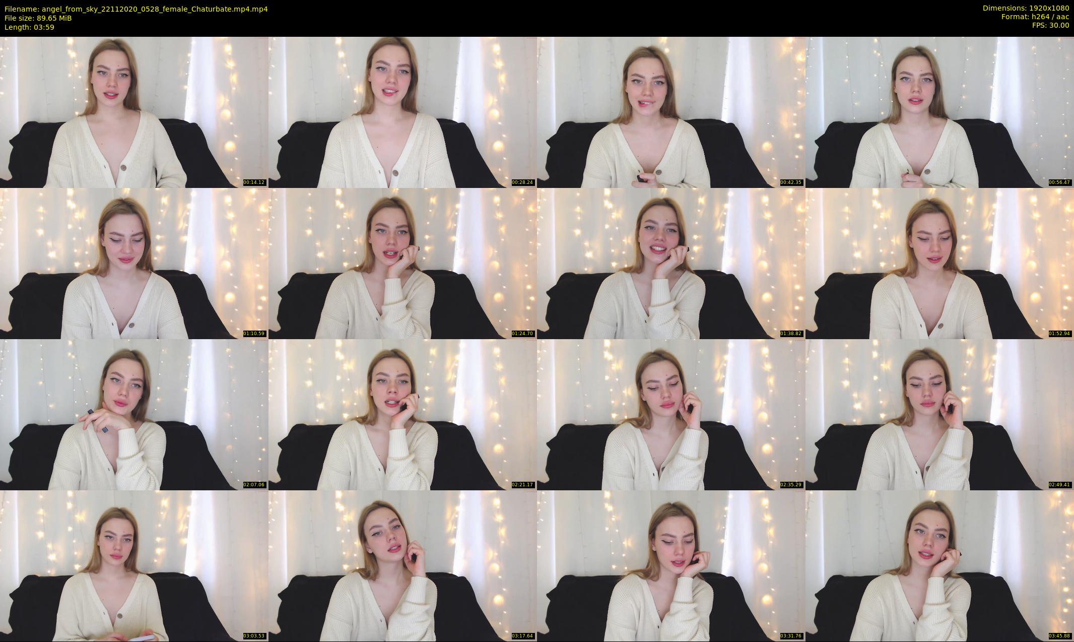 angel_from_sky — 4 minute Chaturbate female cam show recording, 1080p, Nov 22, 2020
