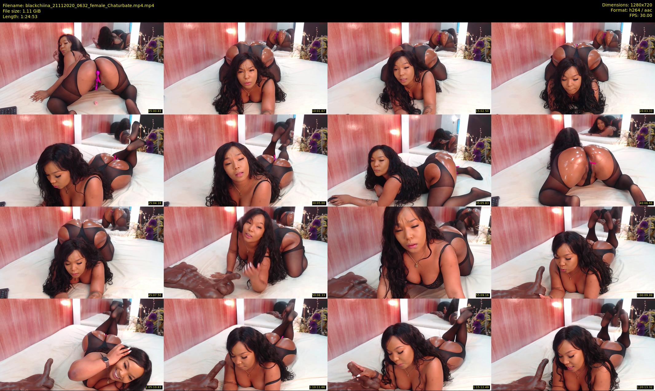 blackchiina — 85 minute Chaturbate female cam show recording, 720p, Nov 21, 2020
