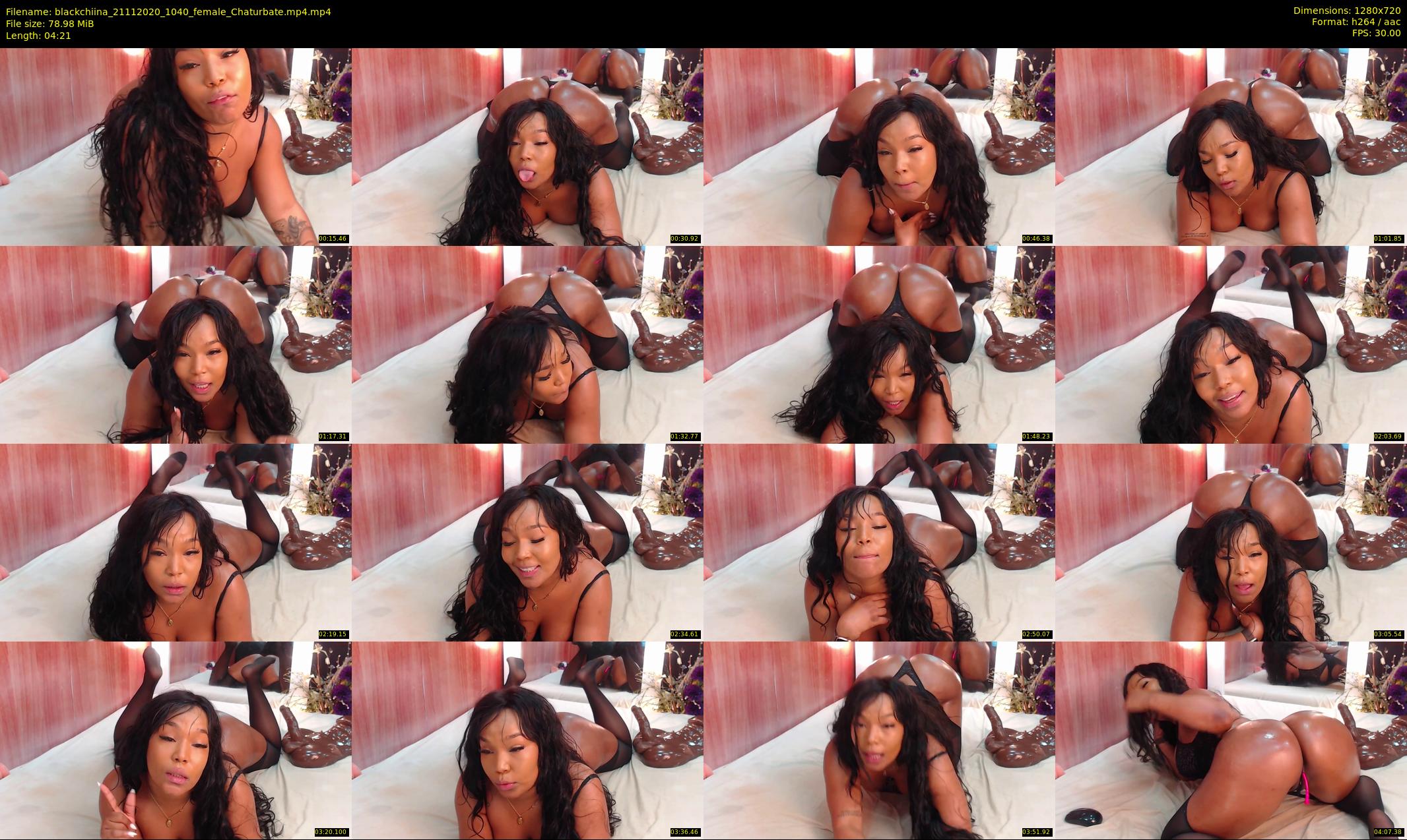 blackchiina — 5 minute Chaturbate female cam show recording, 720p, Nov 21, 2020