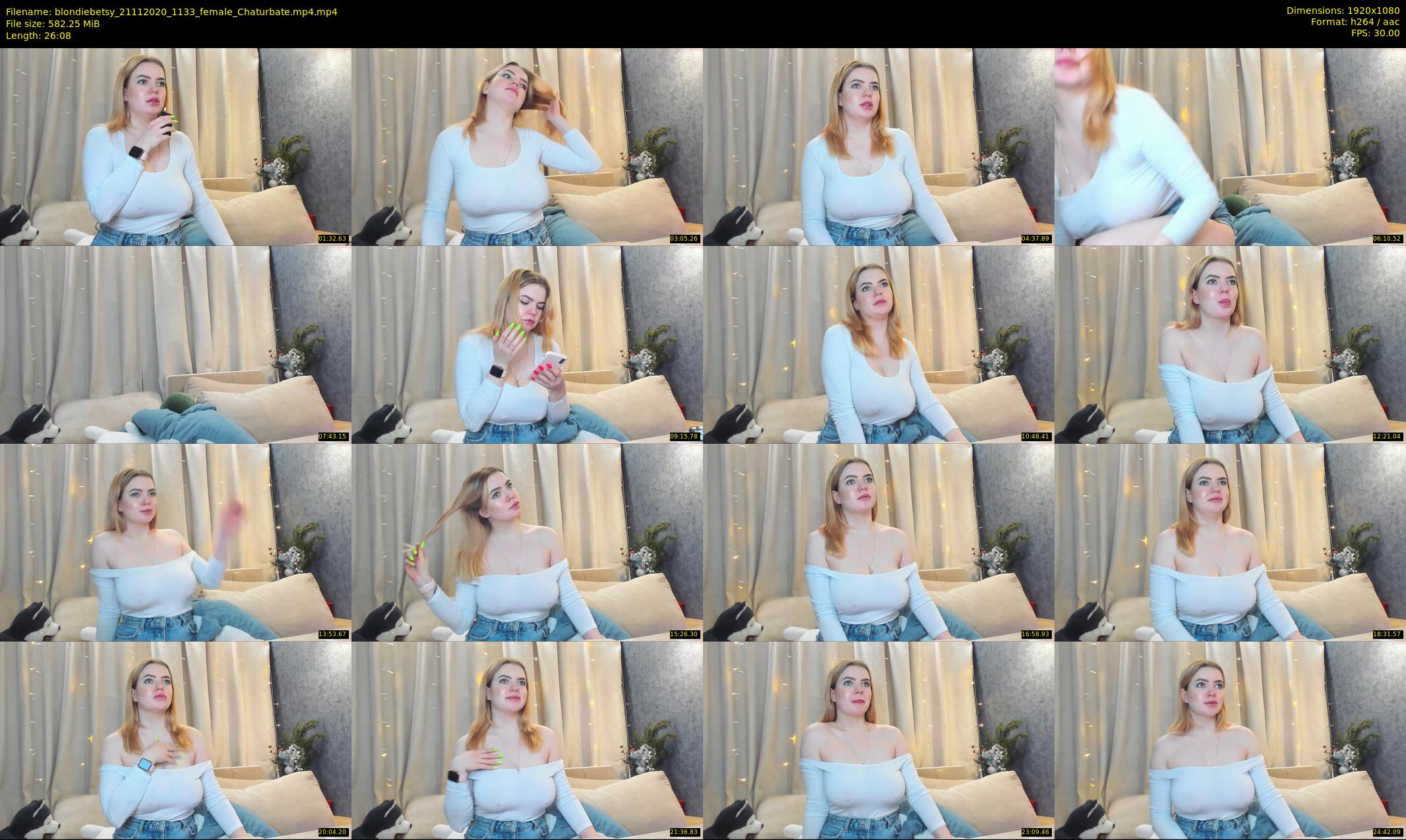 blondiebetsy — 27 minute Chaturbate female cam show recording, 1080p, Nov 21, 2020