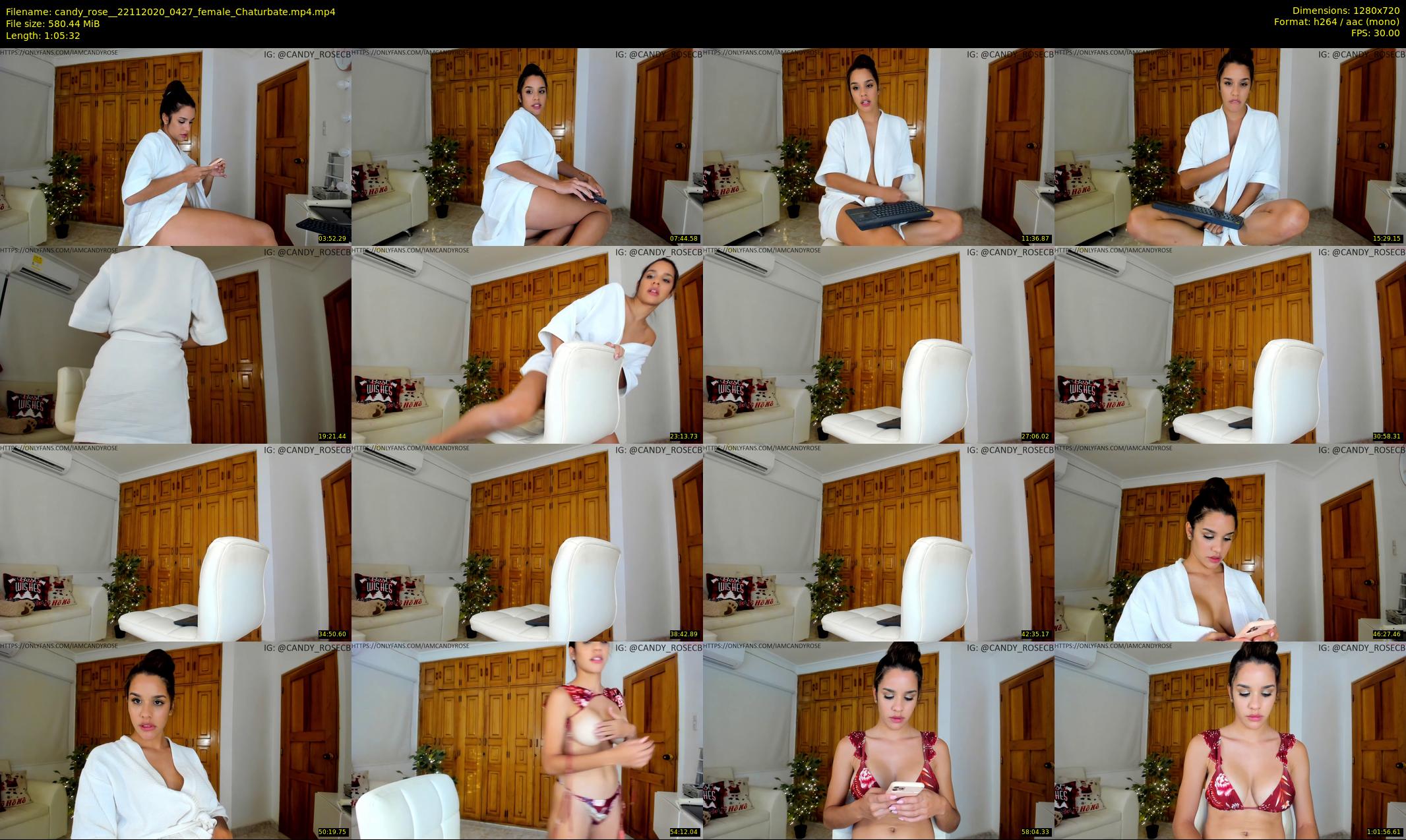 candy_rose_ — 66 minute Chaturbate female cam show recording, 720p, Nov 22, 2020
