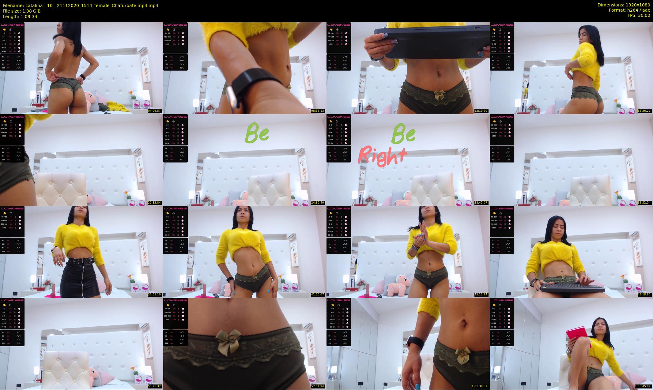 catalina__10_ — 70 minute Chaturbate female cam show recording, 1080p, Nov 21, 2020