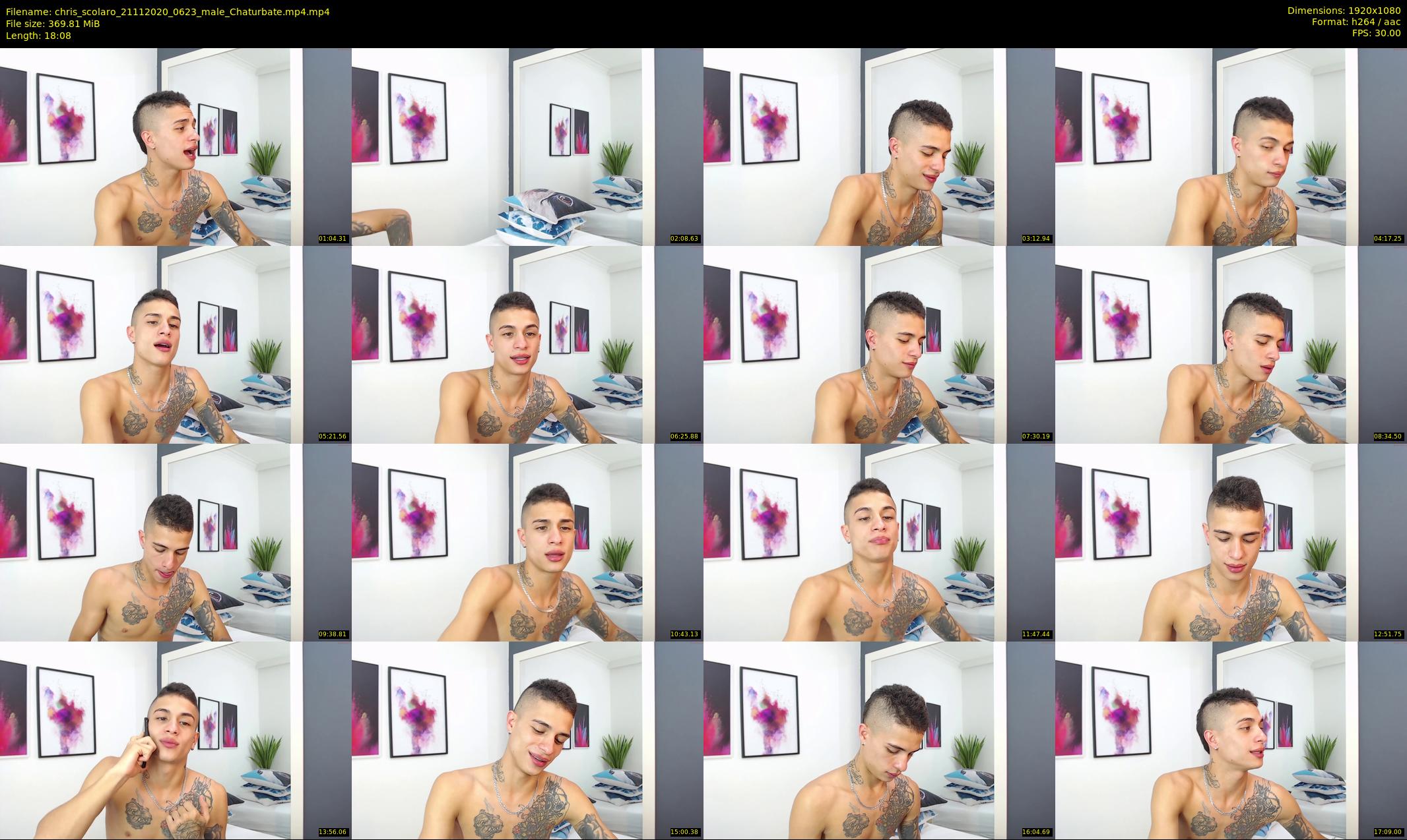 chris_scolaro — 19 minute Chaturbate male cam show recording, 1080p, Nov 21, 2020