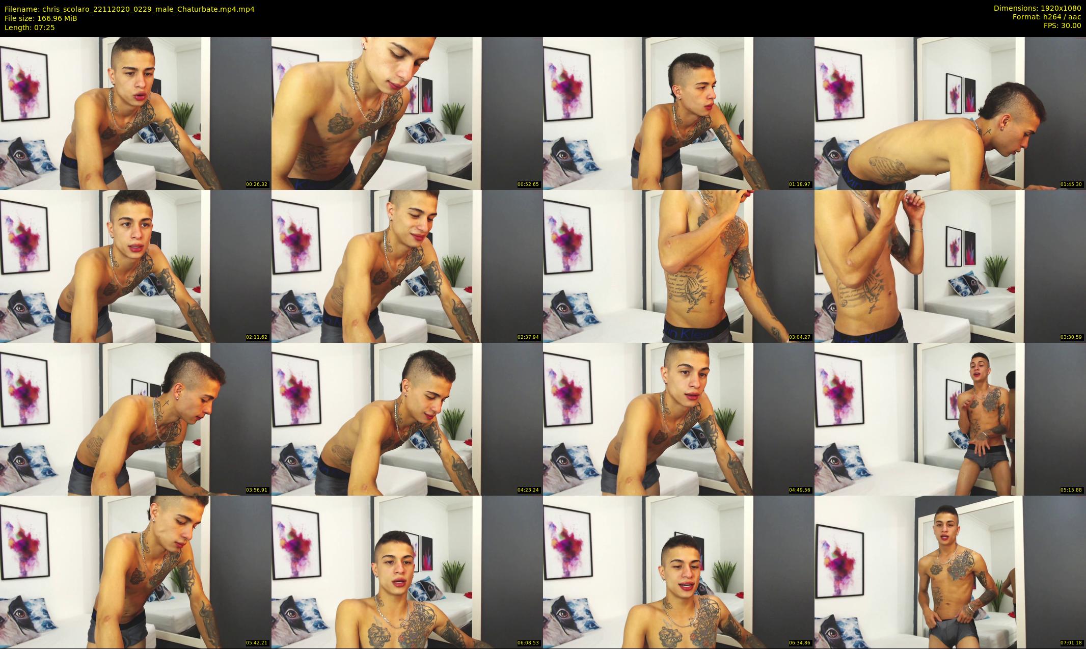 chris_scolaro — 8 minute Chaturbate male cam show recording, 1080p, Nov 22, 2020