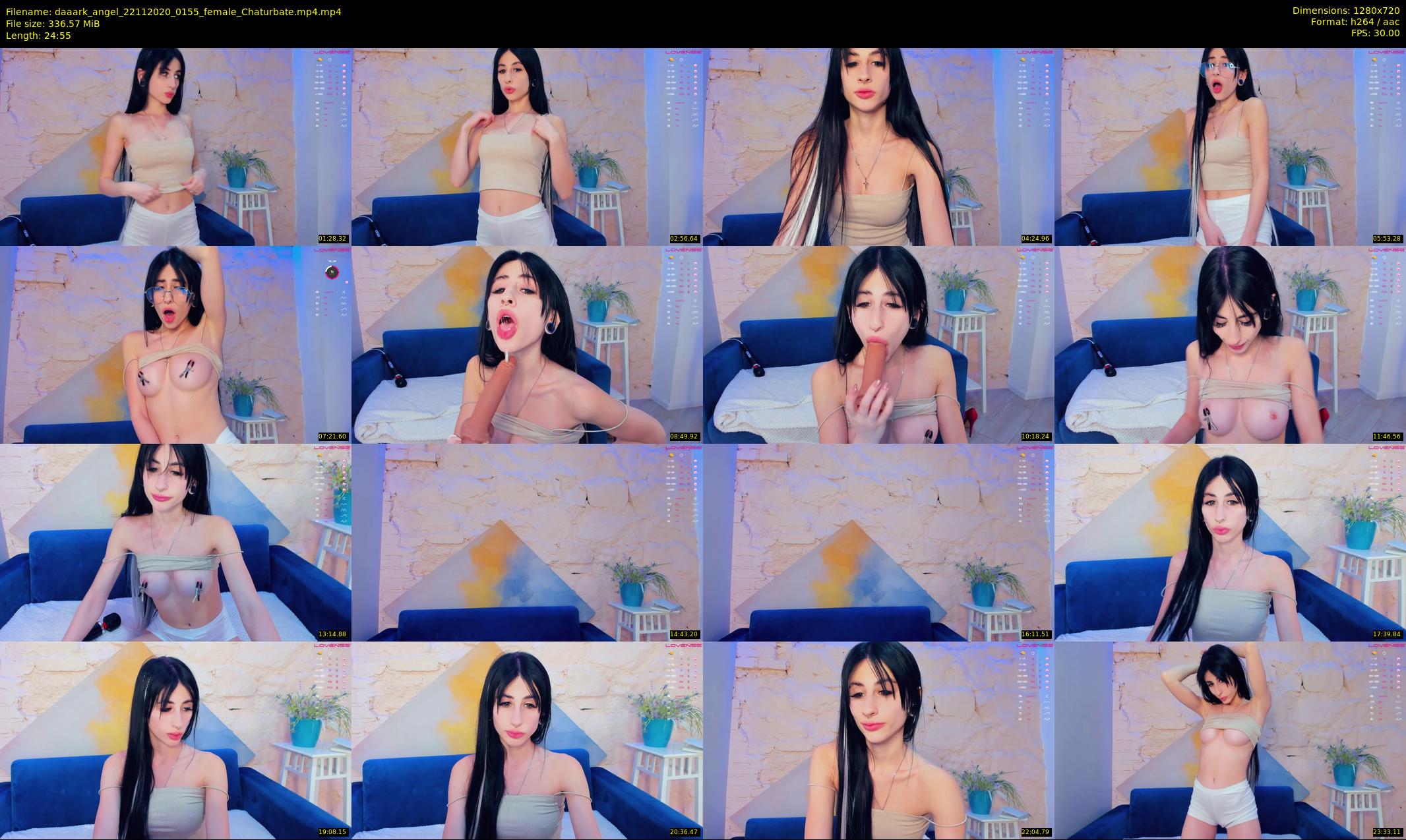 daaark_angel — 25 minute Chaturbate female cam show recording, 720p, Nov 22, 2020