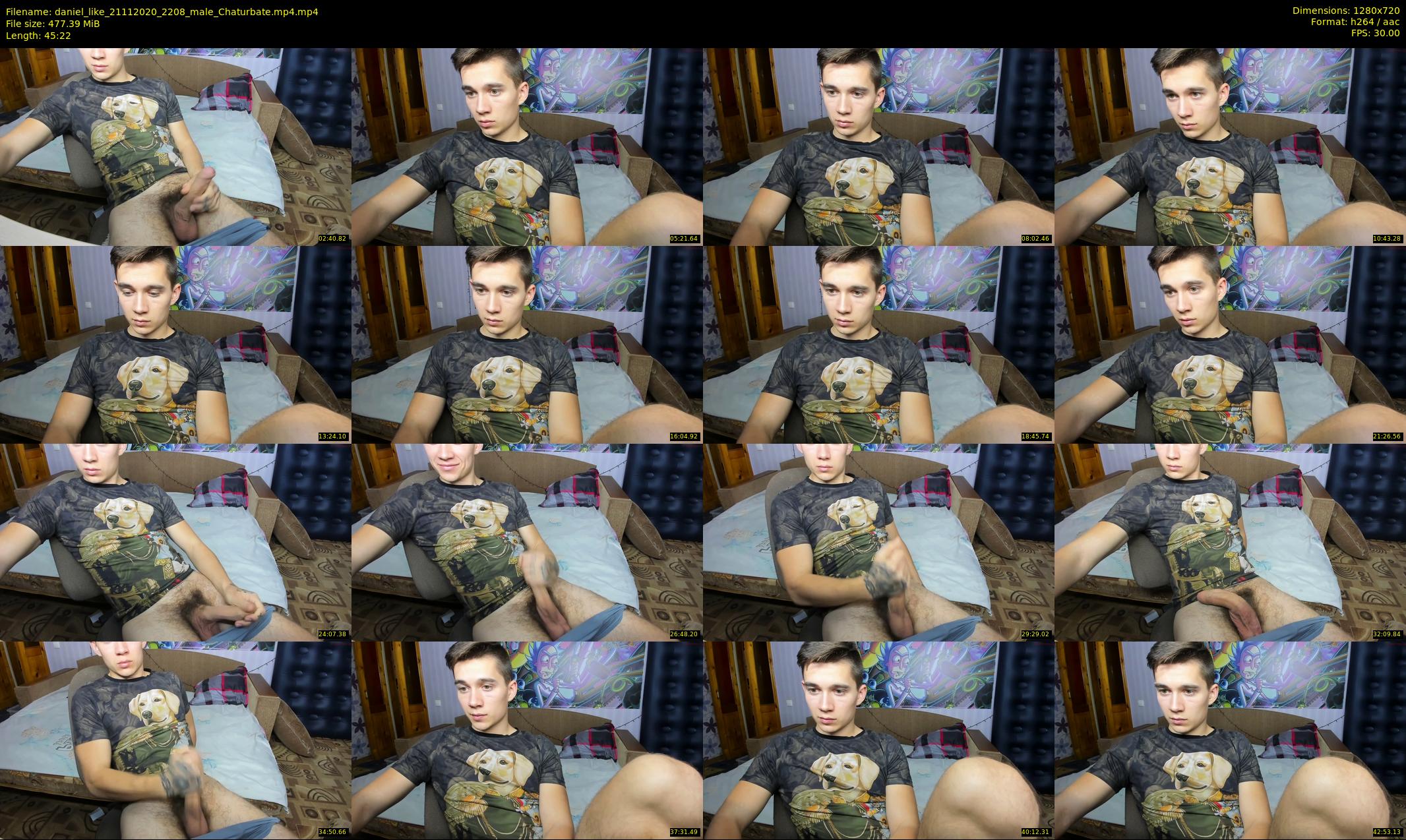 daniel_like — 46 minute Chaturbate male cam show recording, 720p, Nov 21, 2020
