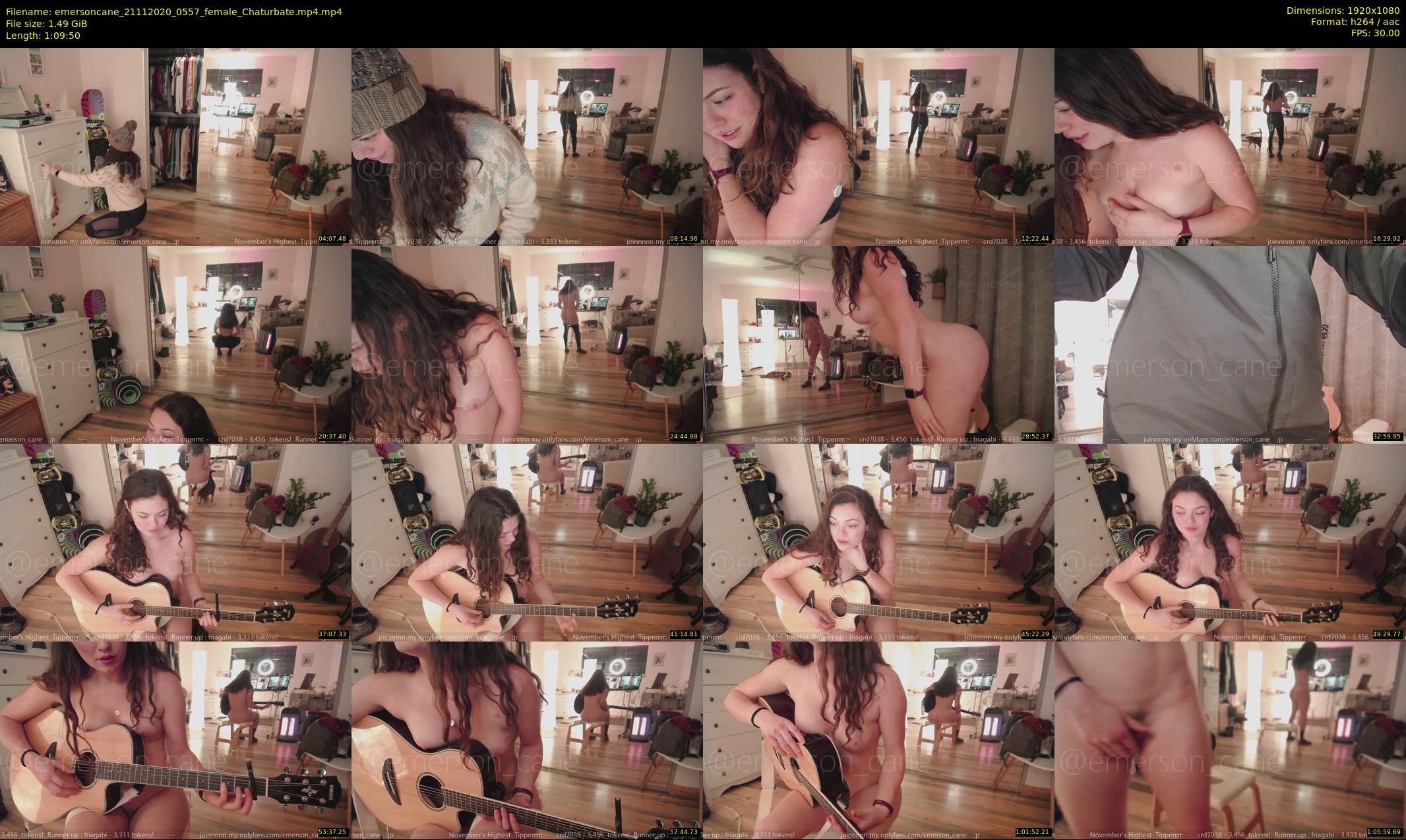 emersoncane — 70 minute Chaturbate female cam show recording, 1080p, Nov 21, 2020