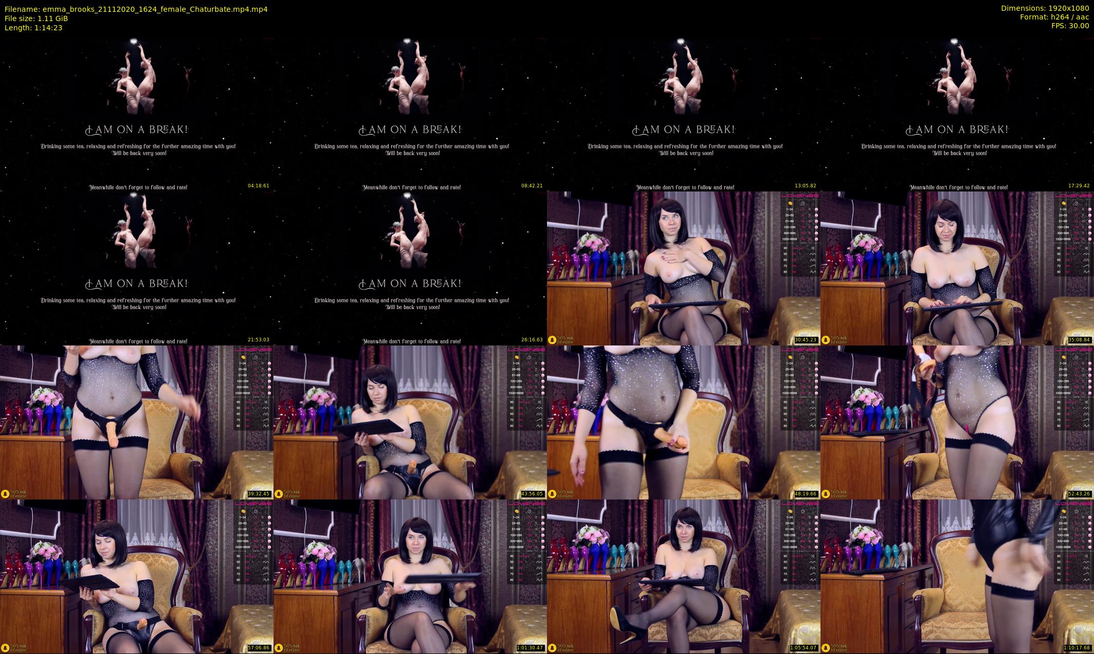 emma_brooks — 75 minute Chaturbate female cam show recording, 1080p, Nov 21, 2020