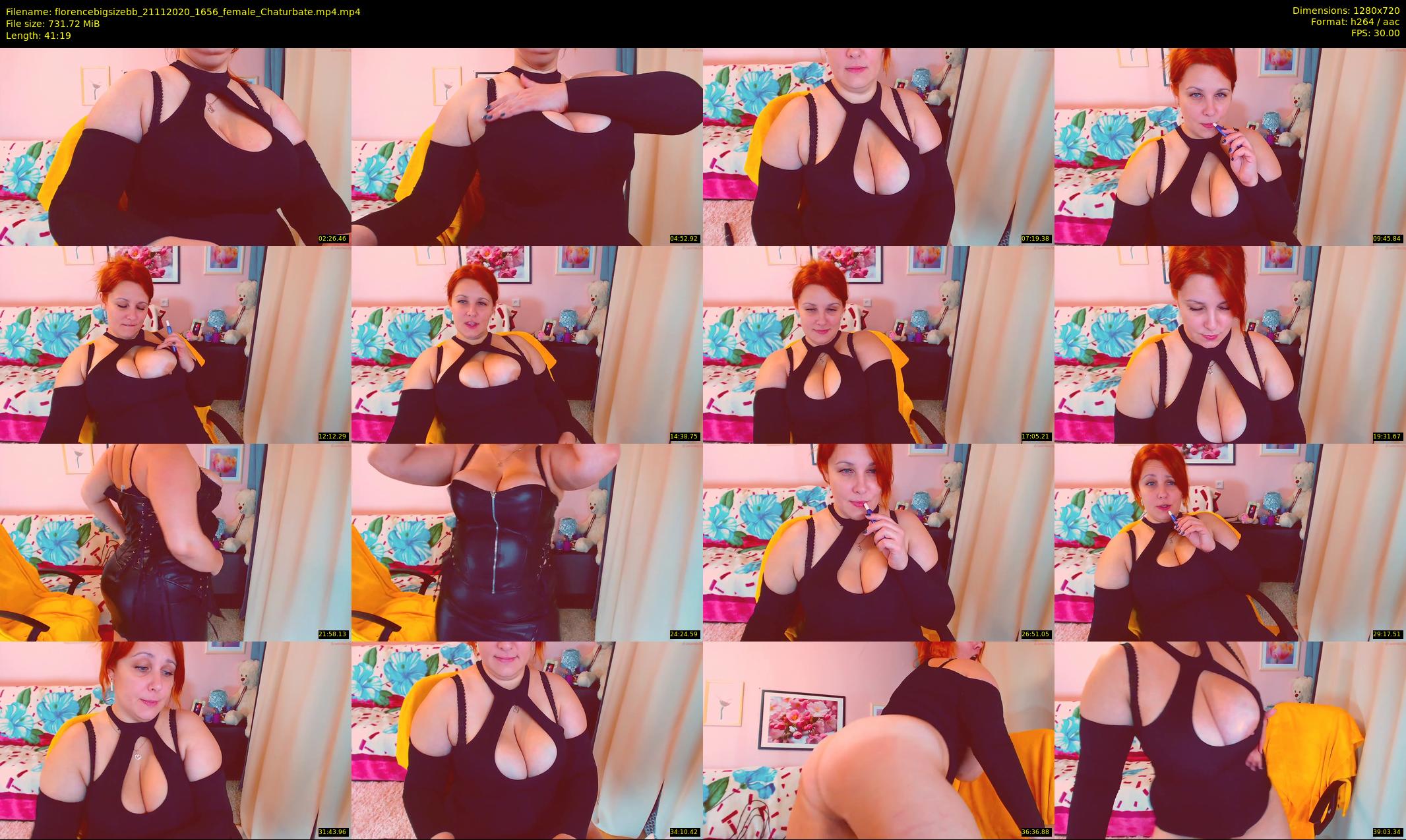 florencebigsizebb — 42 minute Chaturbate female cam show recording, 720p, Nov 21, 2020