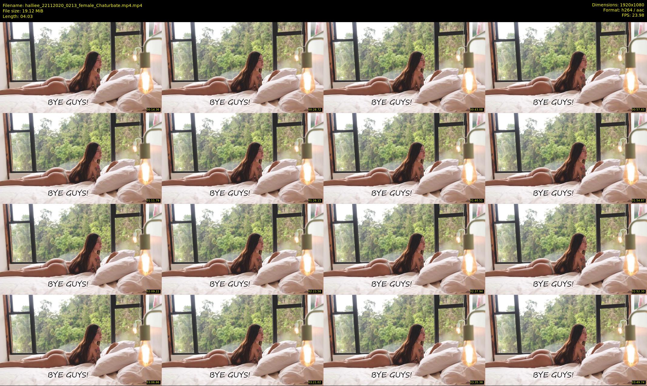 halliee — 5 minute Chaturbate couple cam show recording, 1080p, Nov 22, 2020