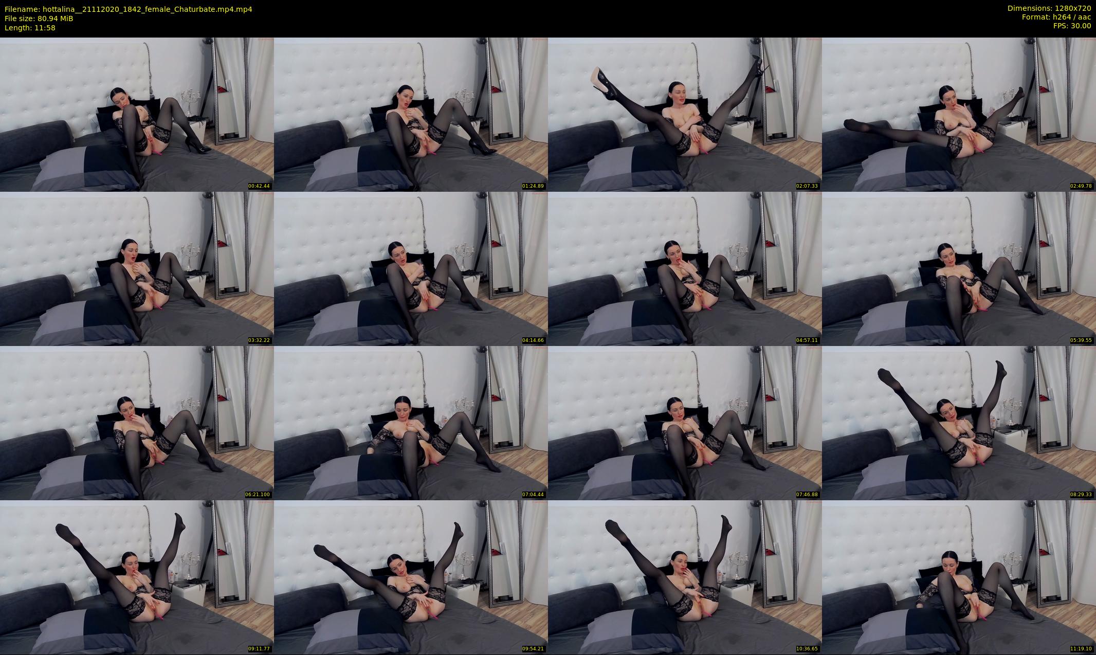 hottalina_ — 12 minute Chaturbate female cam show recording, 720p, Nov 21, 2020