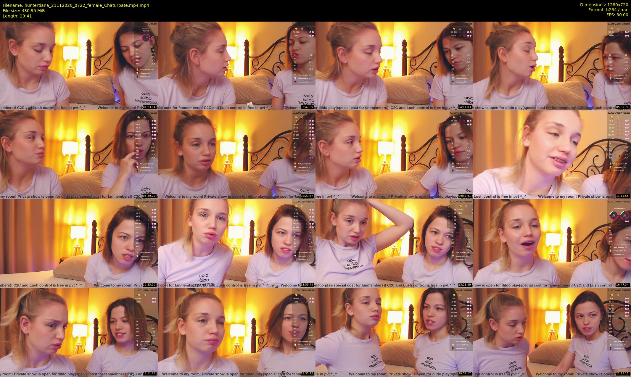 huntertiana — 24 minute Chaturbate female cam show recording, 720p, Nov 21, 2020