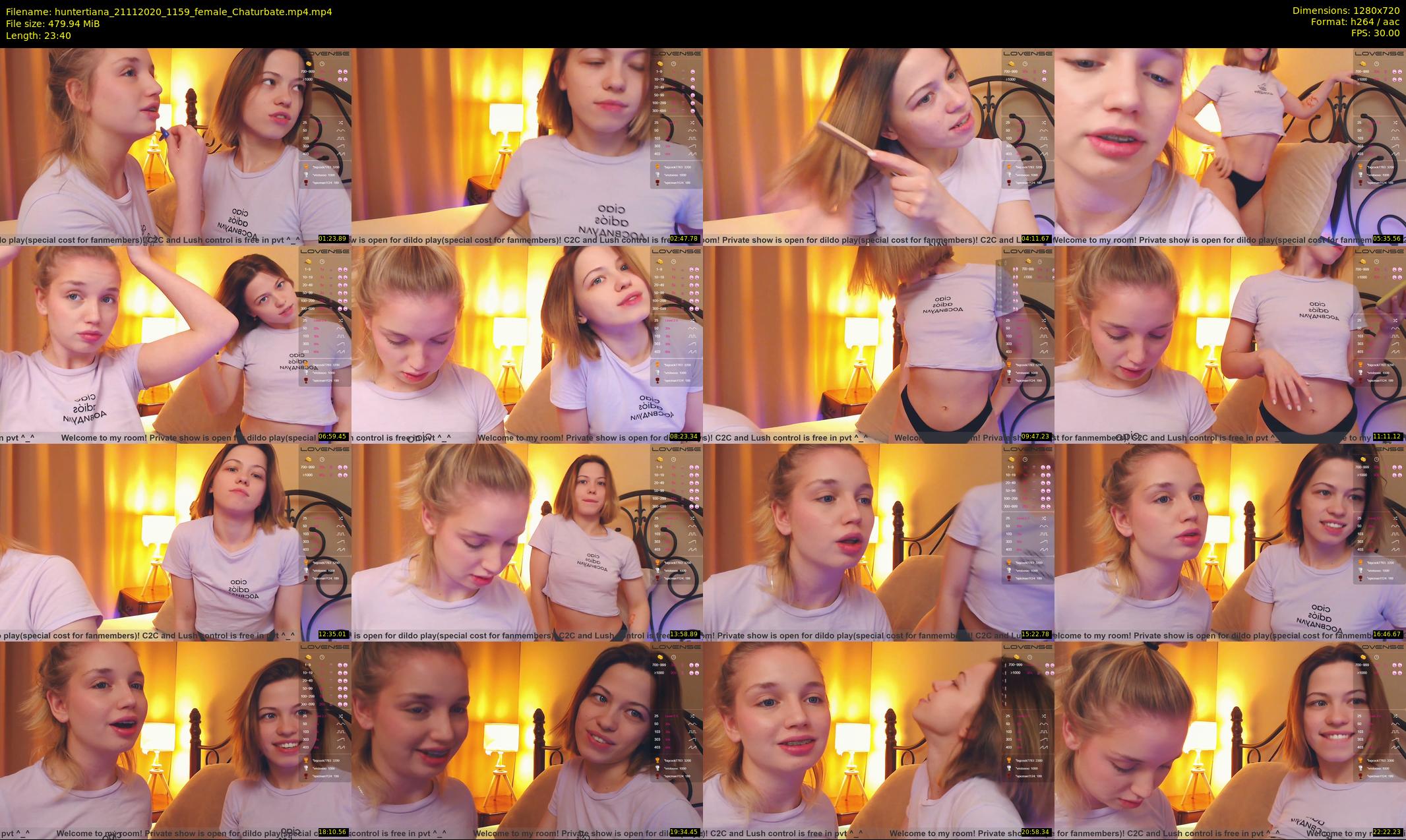 huntertiana — 24 minute Chaturbate female cam show recording, 720p, Nov 21, 2020