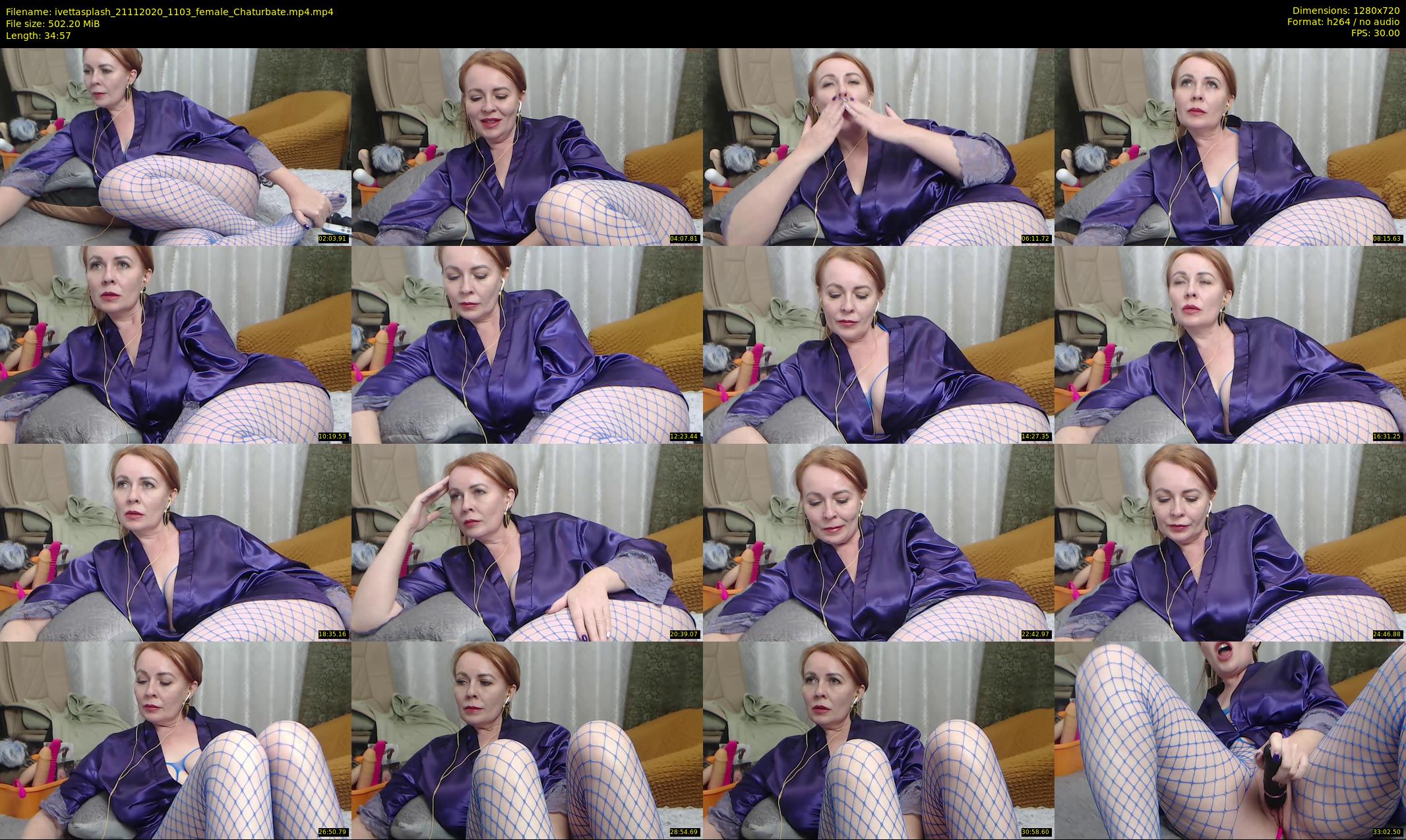 ivettasplash — 35 minute Chaturbate female cam show recording, 720p, Nov 21, 2020