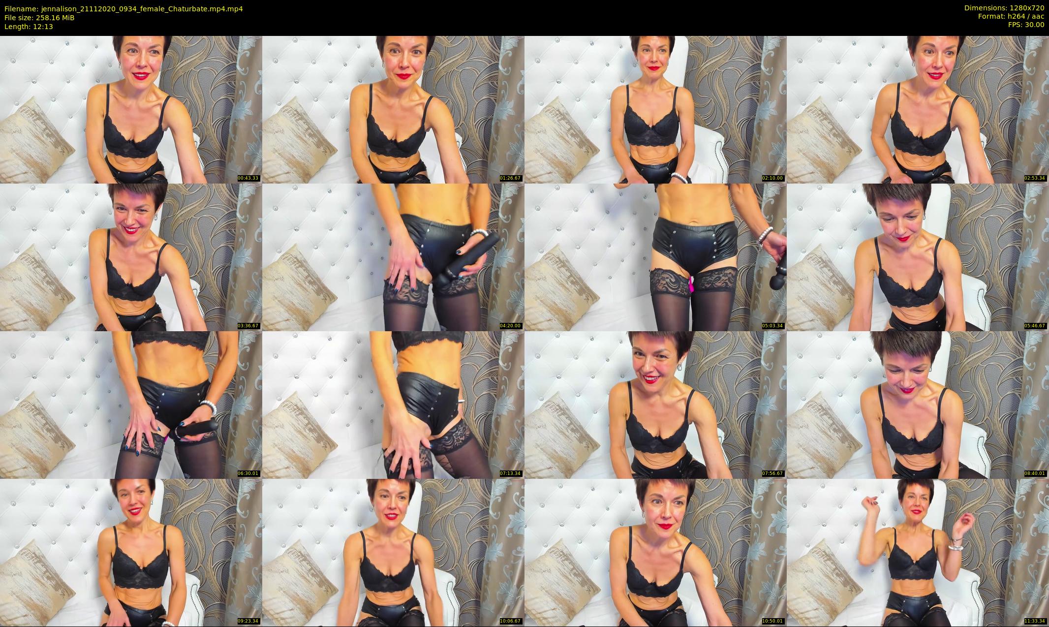 jennalison — 13 minute Chaturbate female cam show recording, 720p, Nov 21, 2020