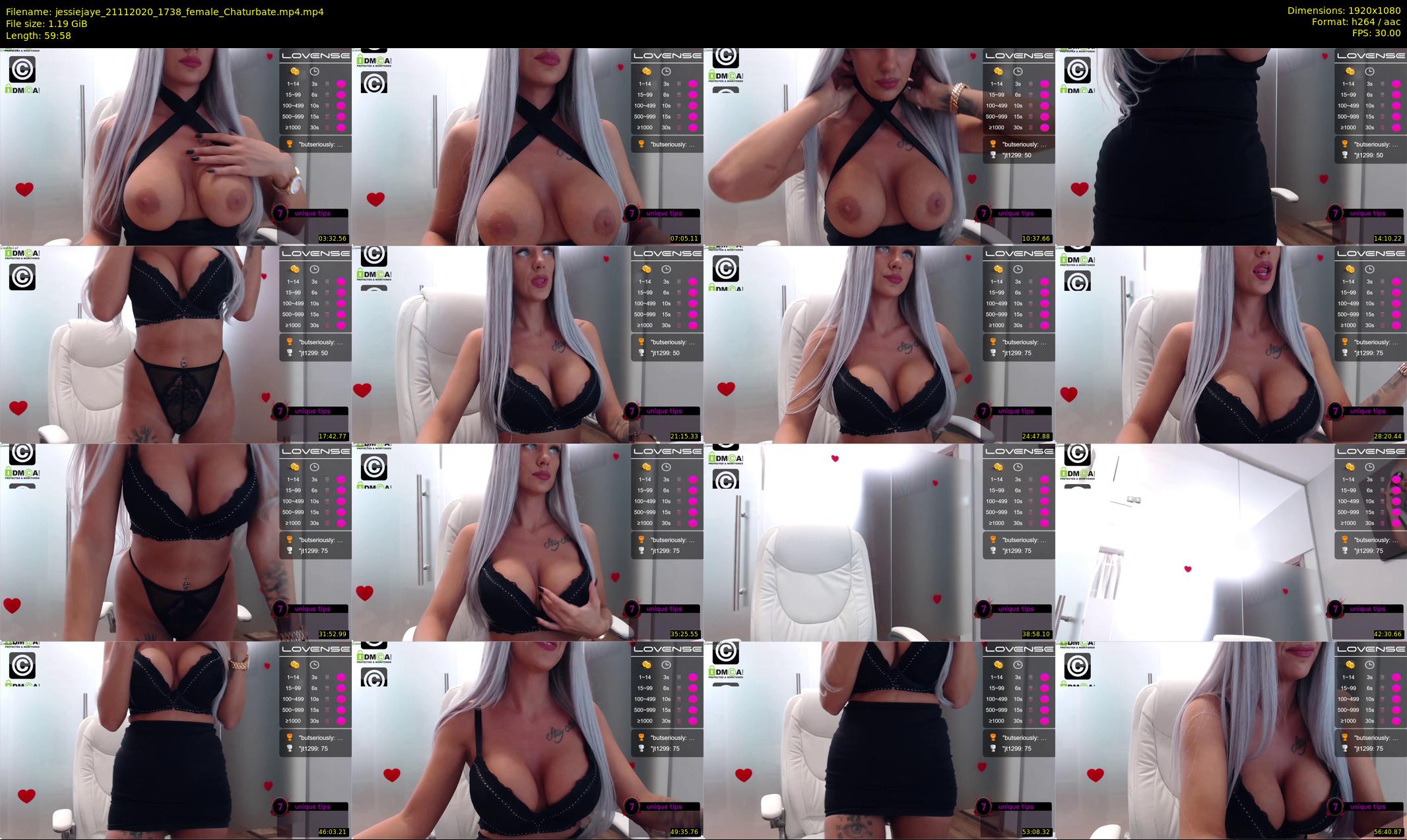 jessiejaye — 60 minute Chaturbate female cam show recording, 1080p, Nov 21, 2020