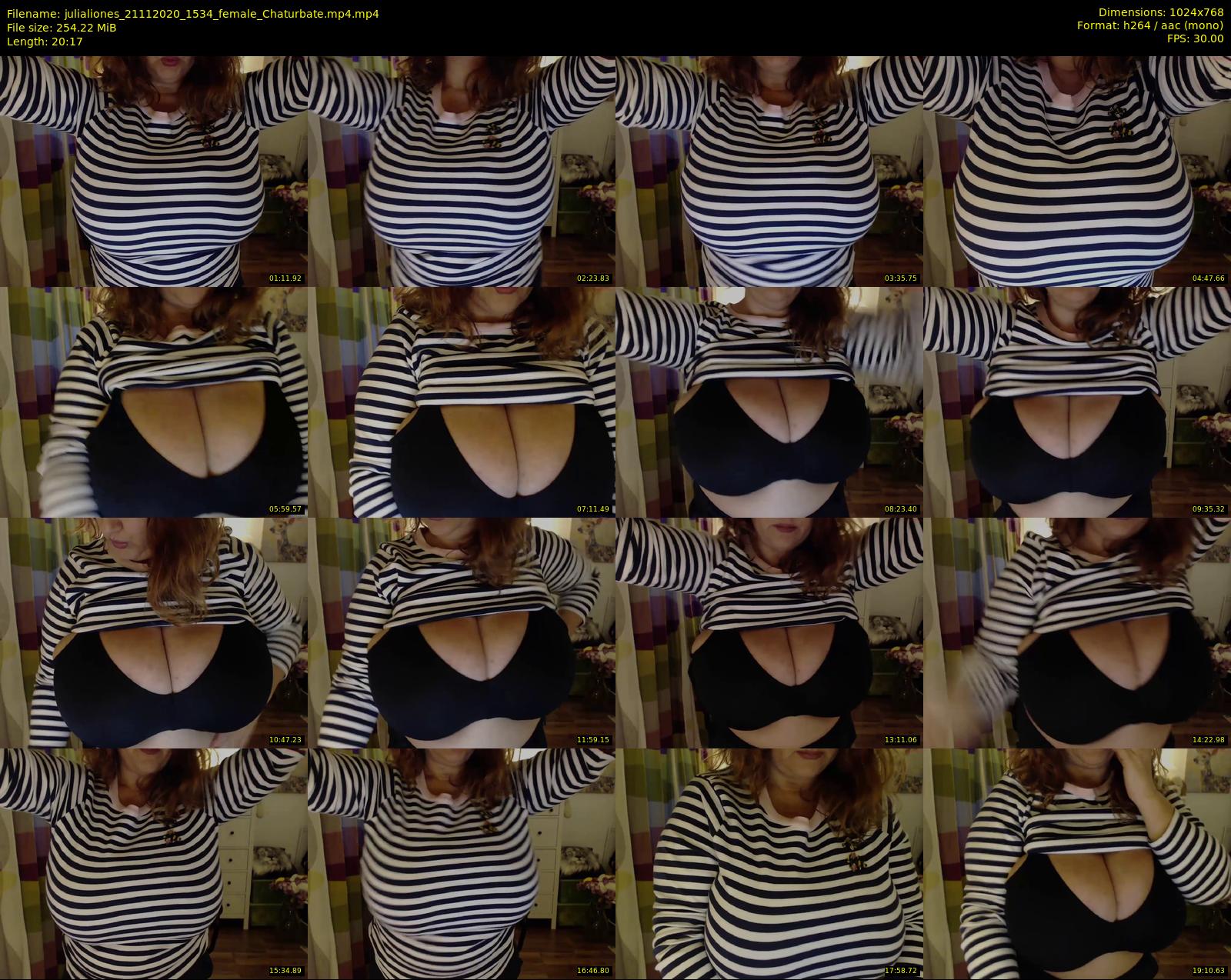 julialiones — 21 minute Chaturbate female cam show recording, 720p, Nov 21, 2020