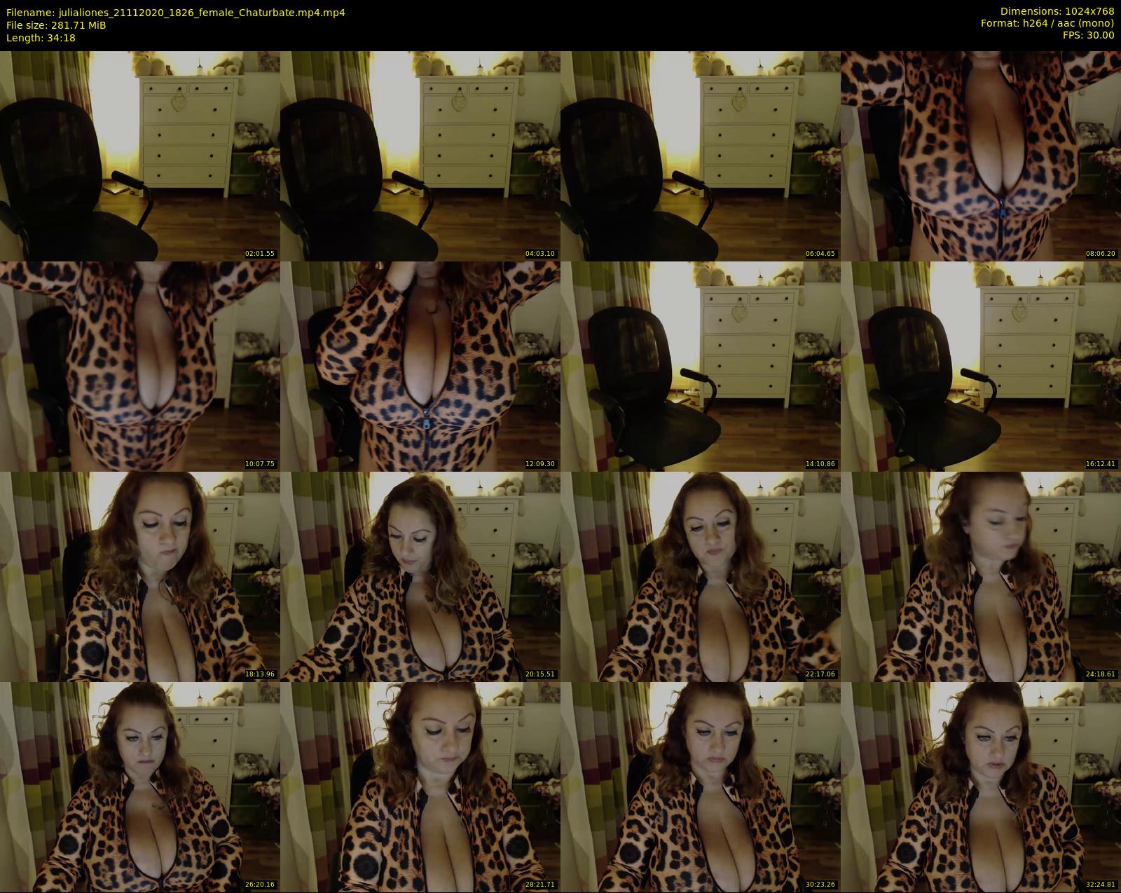 julialiones — 35 minute Chaturbate female cam show recording, 720p, Nov 21, 2020