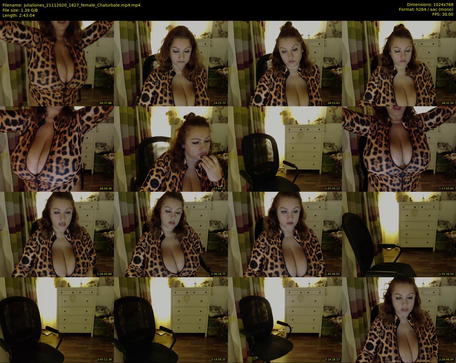 julialiones — 164 minute Chaturbate female cam show recording, 720p, Nov 21, 2020