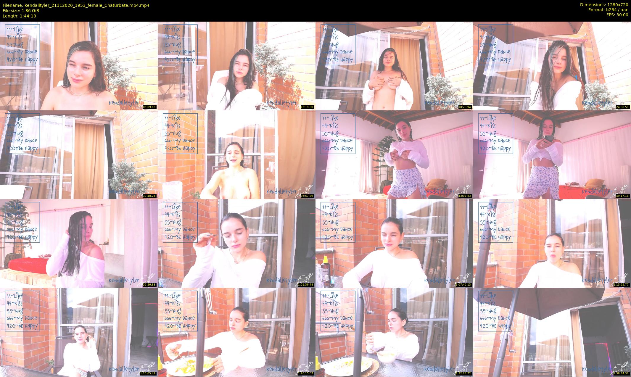 kendalltyler — 105 minute Chaturbate female cam show recording, 720p, Nov 21, 2020