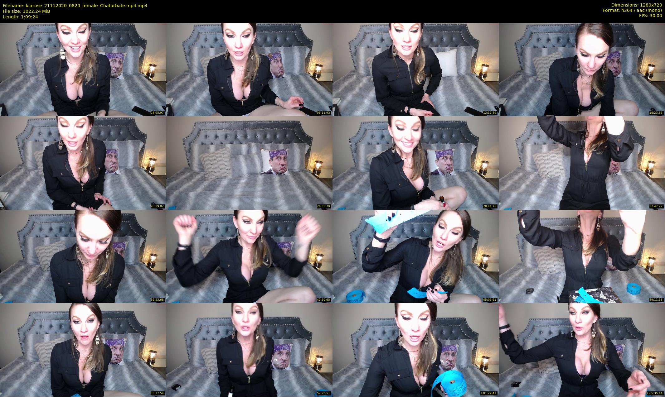 kiarose — 70 minute Chaturbate female cam show recording, 720p, Nov 21, 2020
