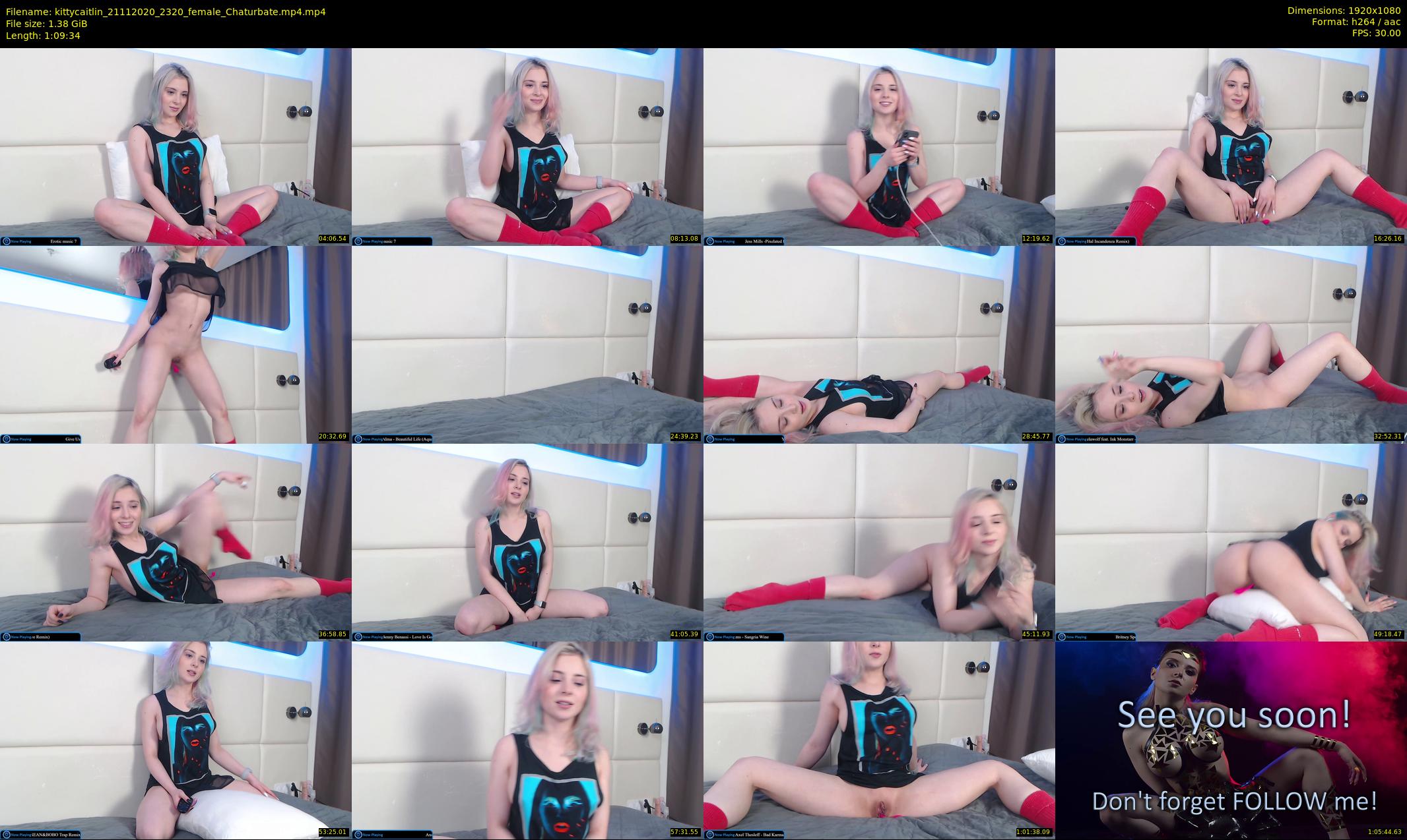 kittycaitlin — 70 minute Chaturbate female cam show recording, 1080p, Nov 21, 2020