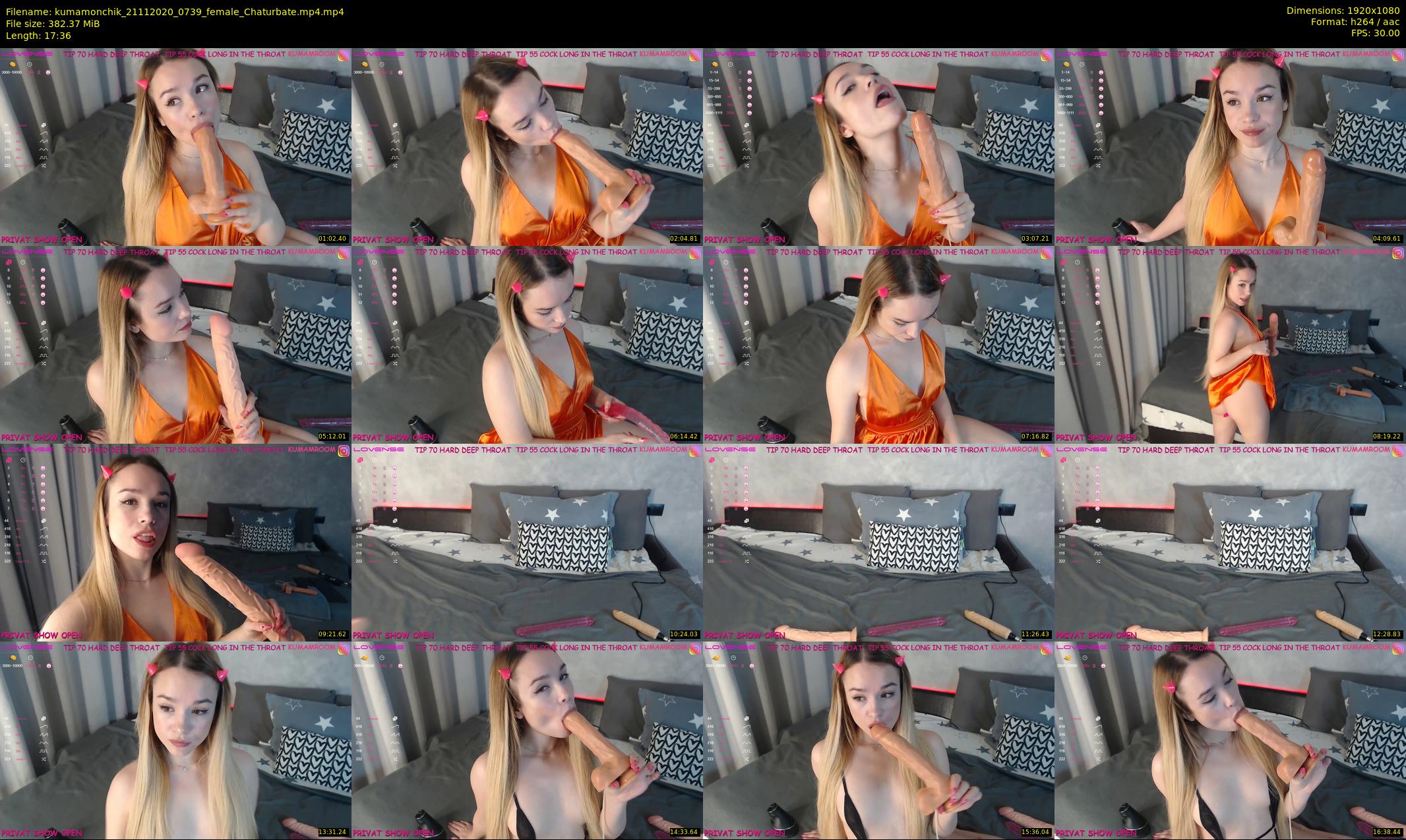 kumamonchik — 18 minute Chaturbate couple cam show recording, 1080p, Nov 21, 2020