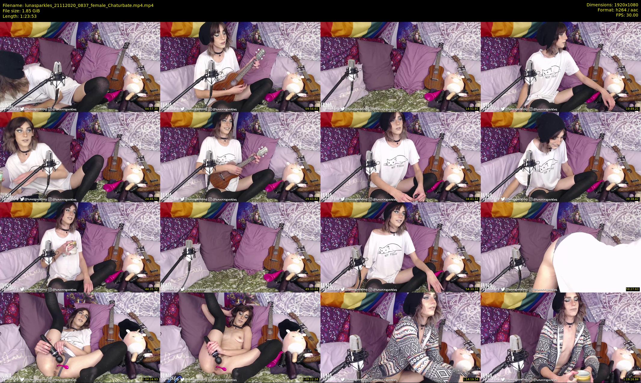lunasparkles — 84 minute Chaturbate female cam show recording, 1080p, Nov 21, 2020