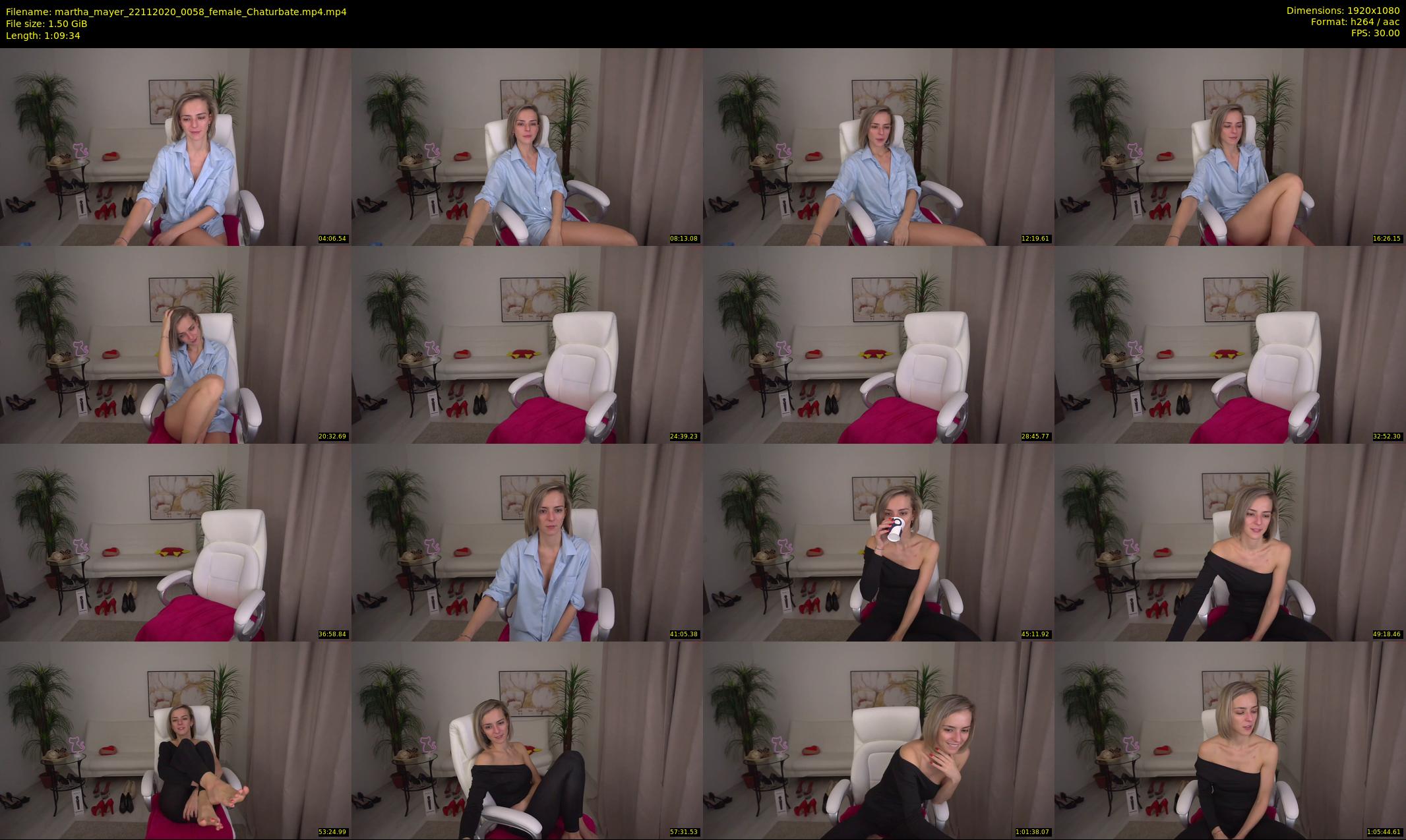 martha_mayer — 70 minute Chaturbate female cam show recording, 1080p, Nov 22, 2020