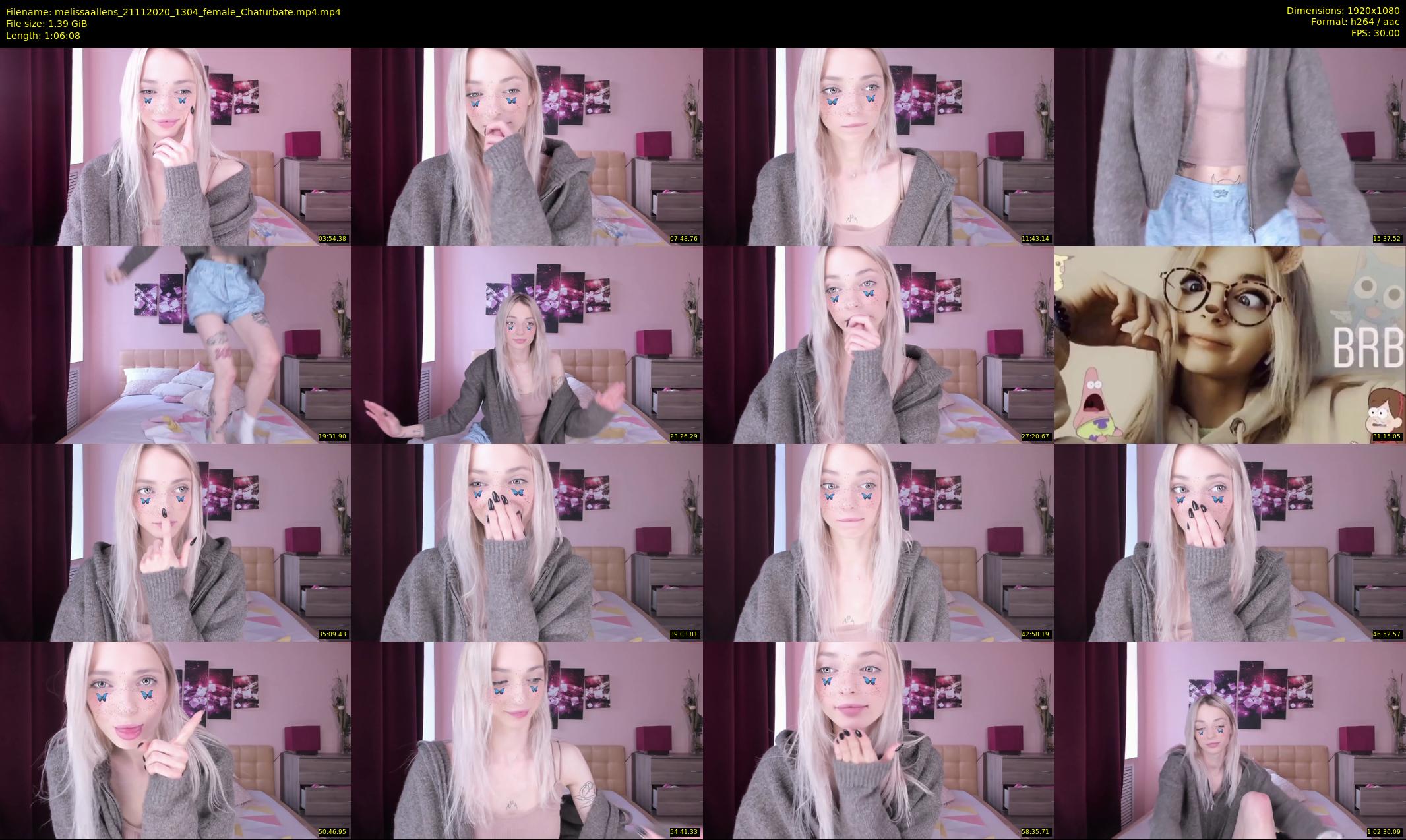 melissaallens — 67 minute Chaturbate female cam show recording, 1080p, Nov 21, 2020