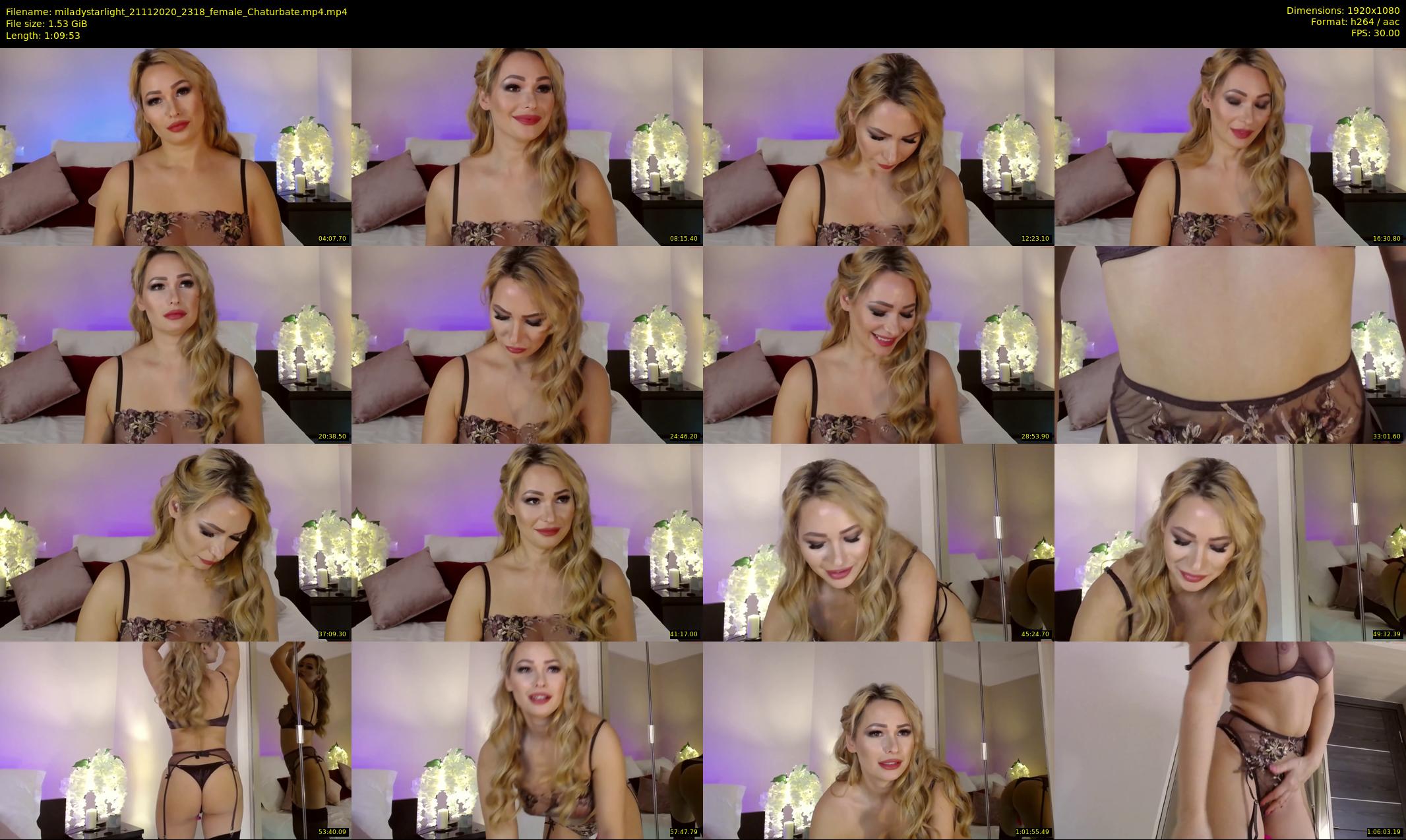 miladystarlight — 70 minute Chaturbate female cam show recording, 1080p, Nov 21, 2020