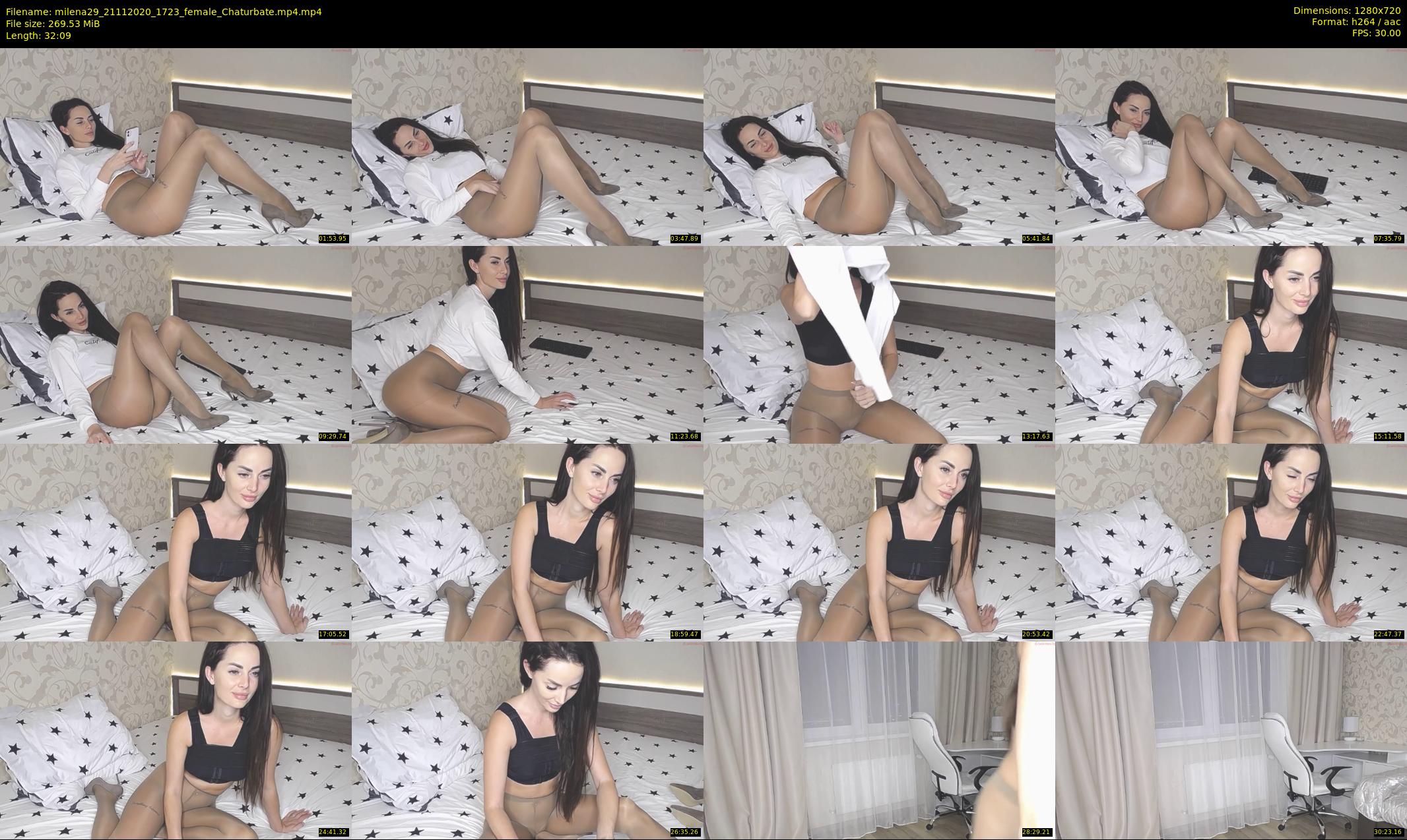 milena29 — 33 minute Chaturbate female cam show recording, 720p, Nov 21, 2020