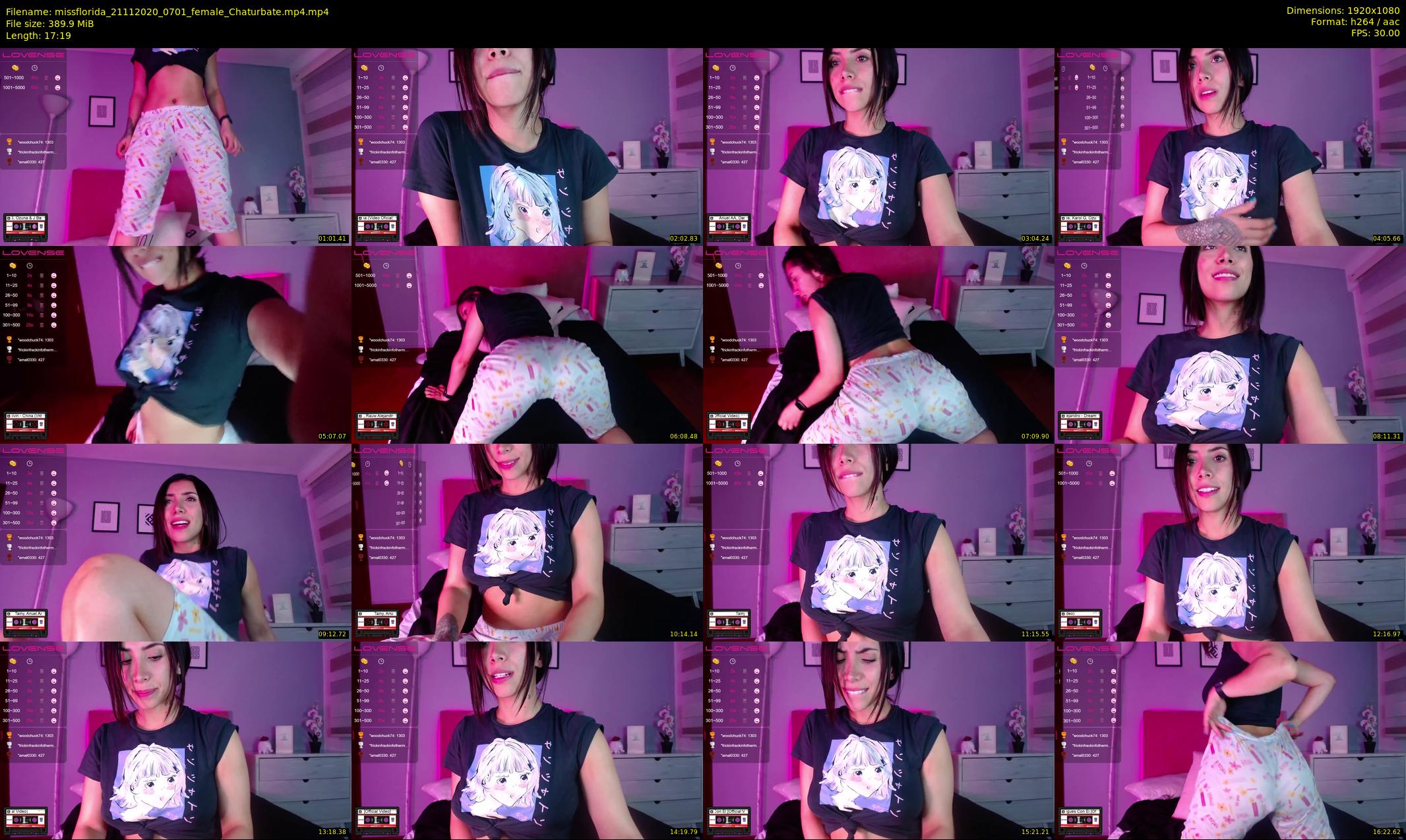 missflorida — 18 minute Chaturbate female cam show recording, 1080p, Nov 21, 2020