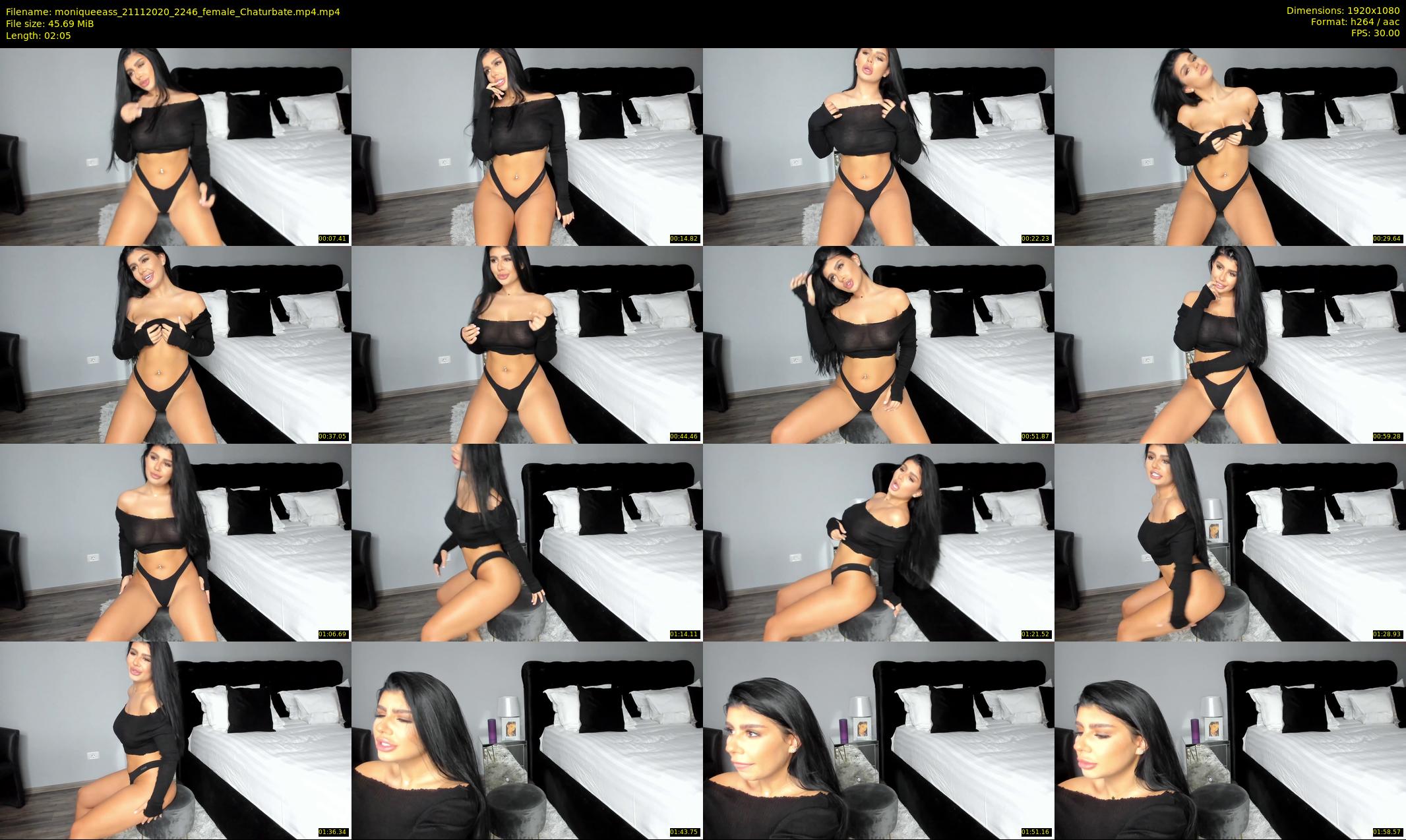 moniqueeass — 3 minute Chaturbate female cam show recording, 1080p, Nov 21, 2020