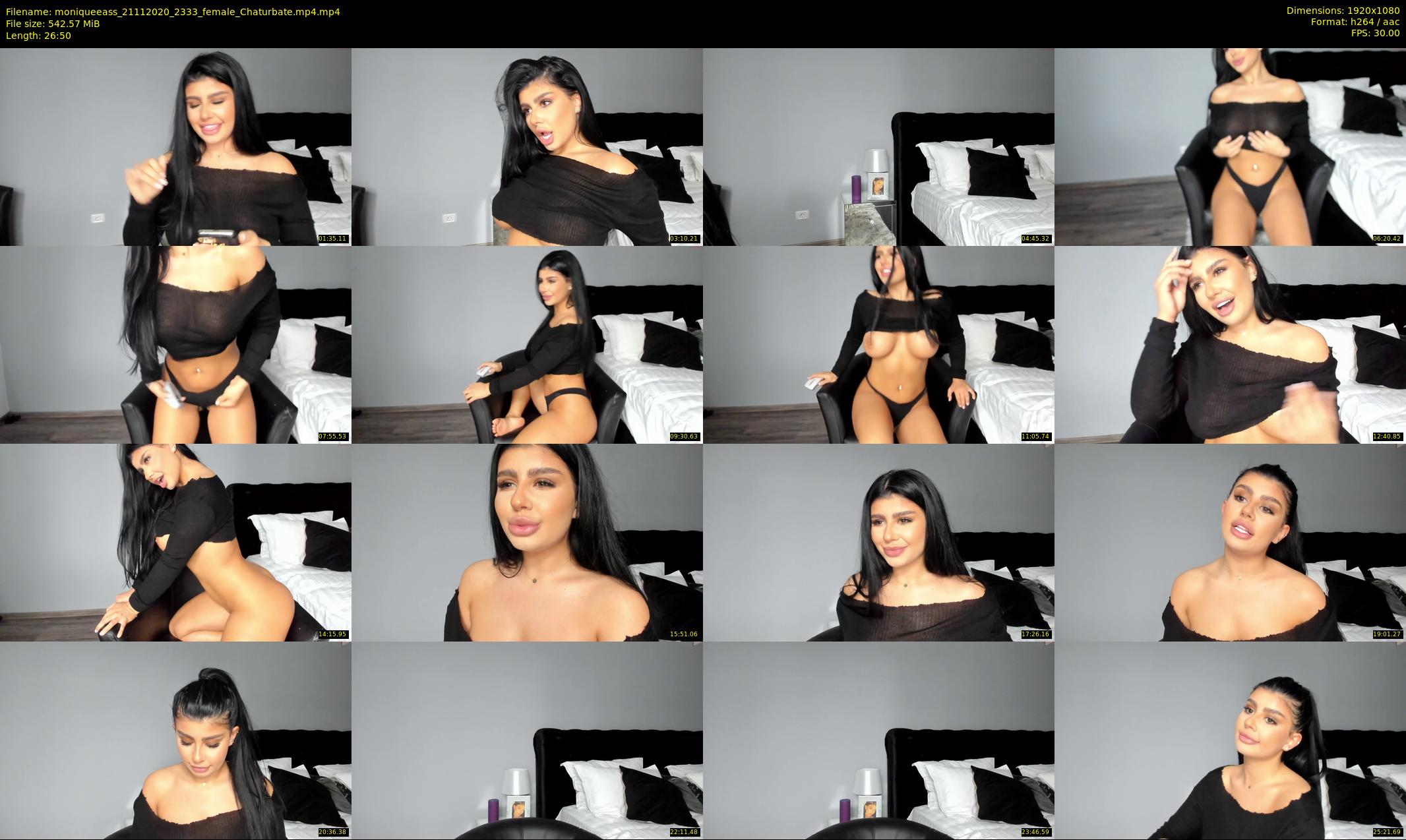 moniqueeass — 27 minute Chaturbate female cam show recording, 1080p, Nov 21, 2020