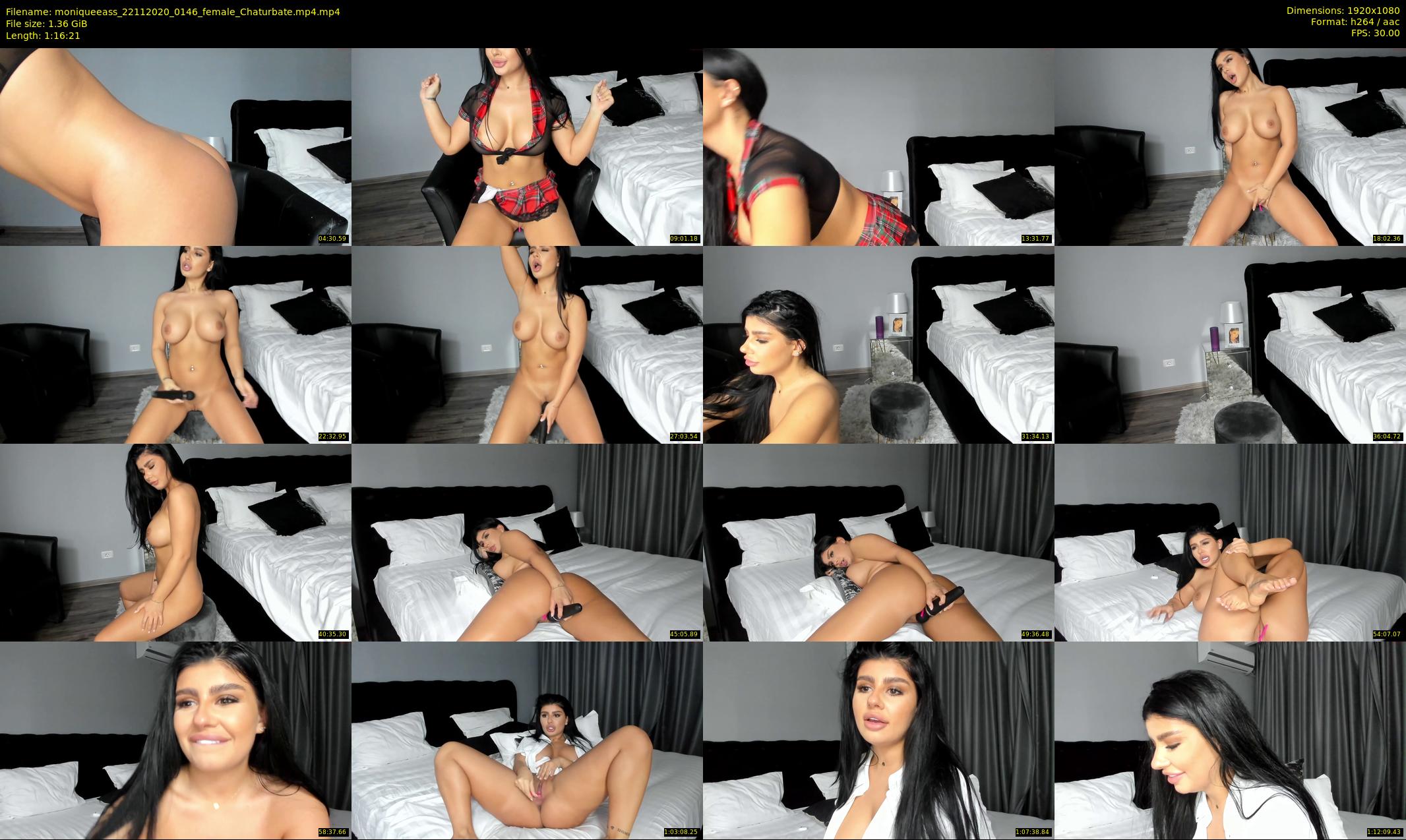 moniqueeass — 77 minute Chaturbate female cam show recording, 1080p, Nov 22, 2020