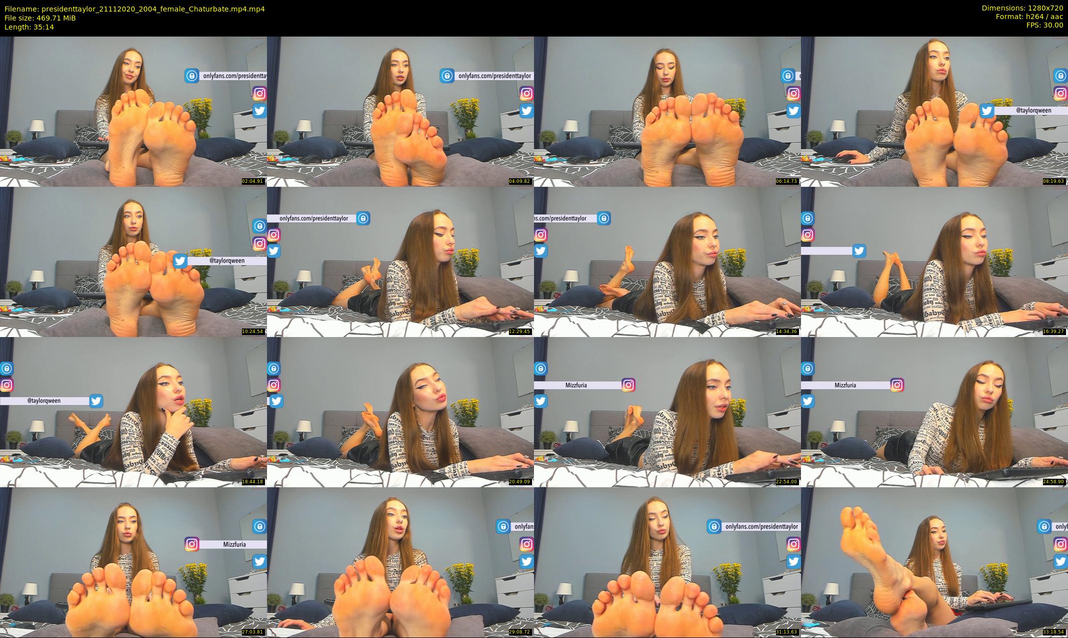 presidenttaylor — 36 minute Chaturbate female cam show recording, 720p, Nov 21, 2020