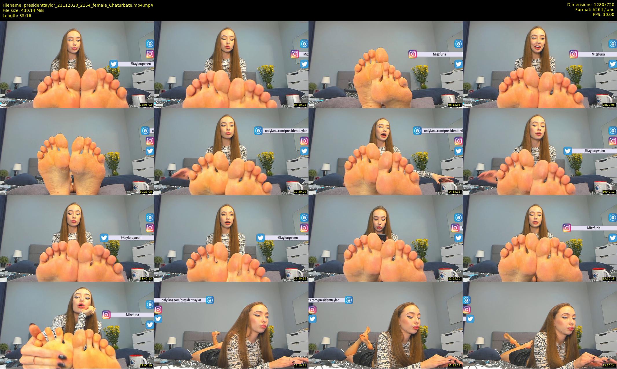 presidenttaylor — 36 minute Chaturbate female cam show recording, 720p, Nov 21, 2020