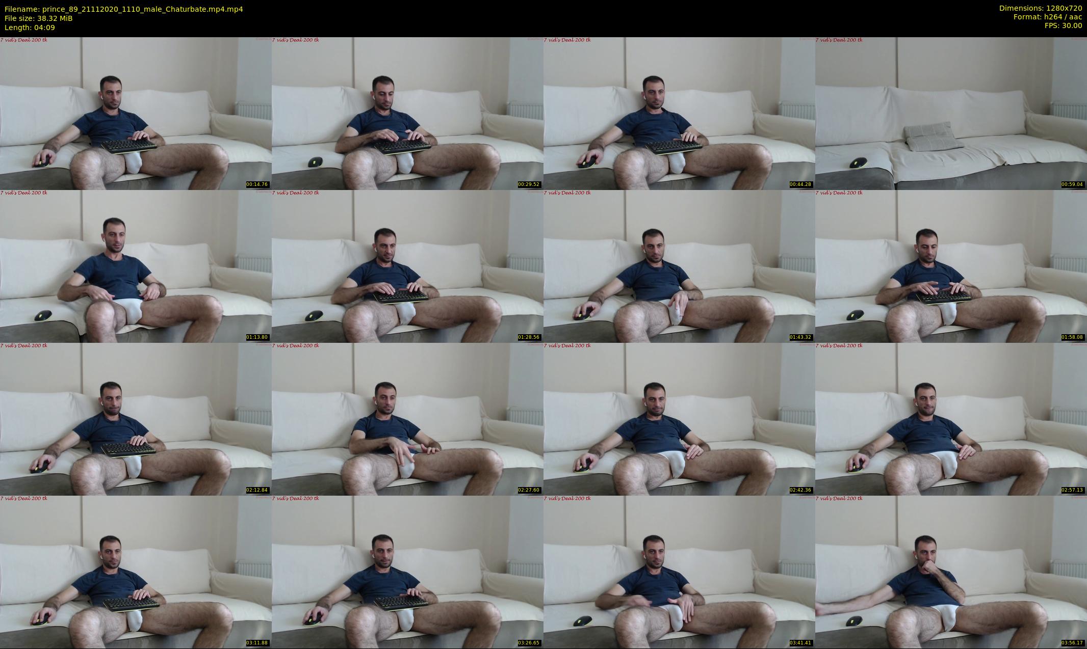 prince_89 — 5 minute Chaturbate male cam show recording, 720p, Nov 21, 2020