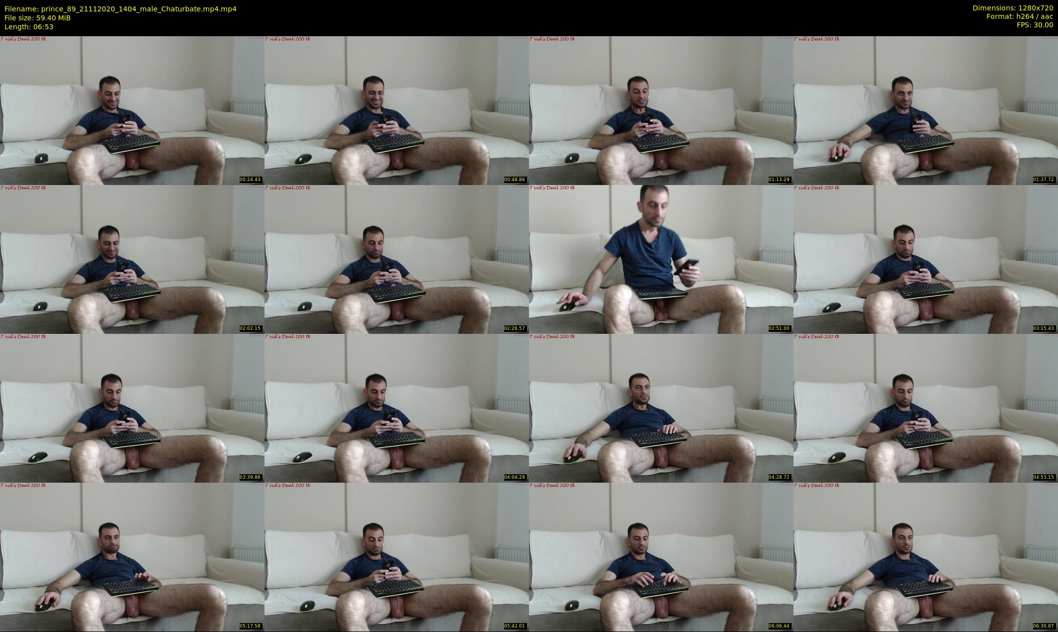 prince_89 — 7 minute Chaturbate male cam show recording, 720p, Nov 21, 2020